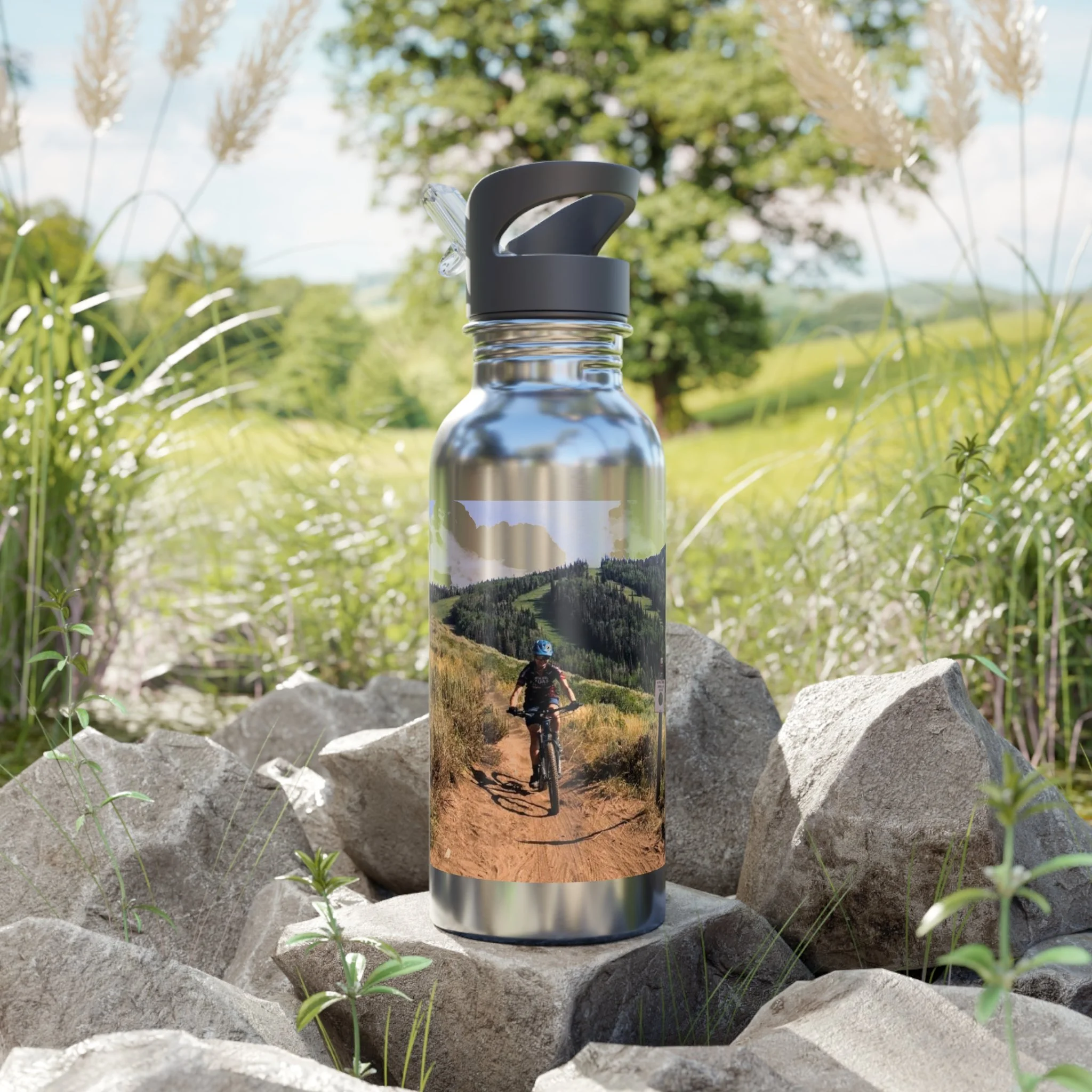 Captured Trails Stainless Steel Water Bottles