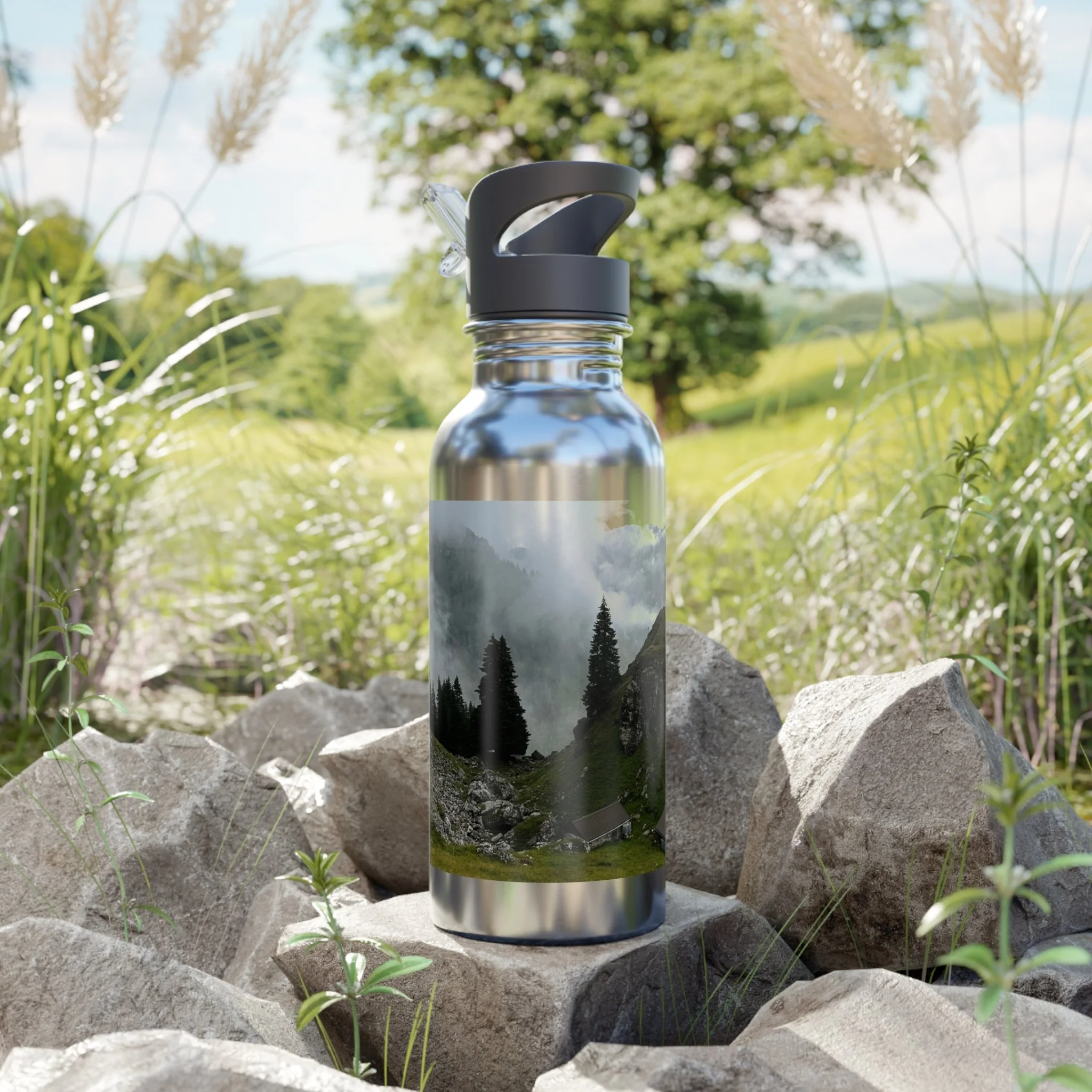 Captured Trails Stainless Steel Water Bottles