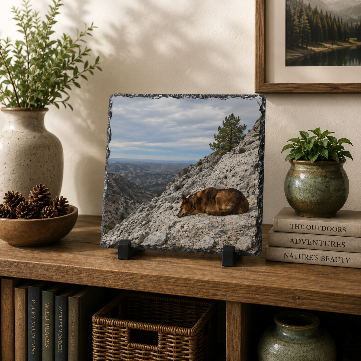 Captured Moments Natural Slate Plaques