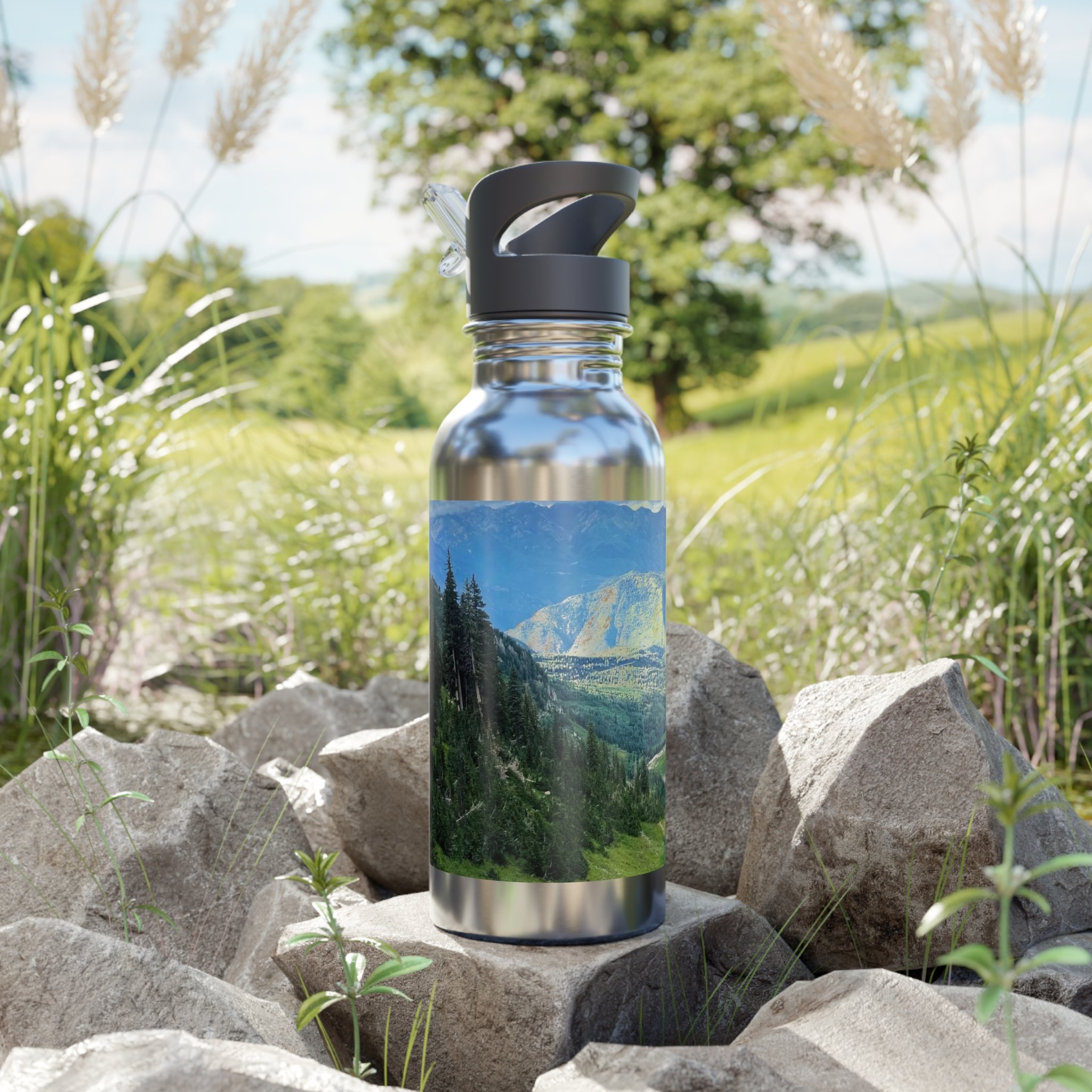 Captured Trails Stainless Steel Water Bottles
