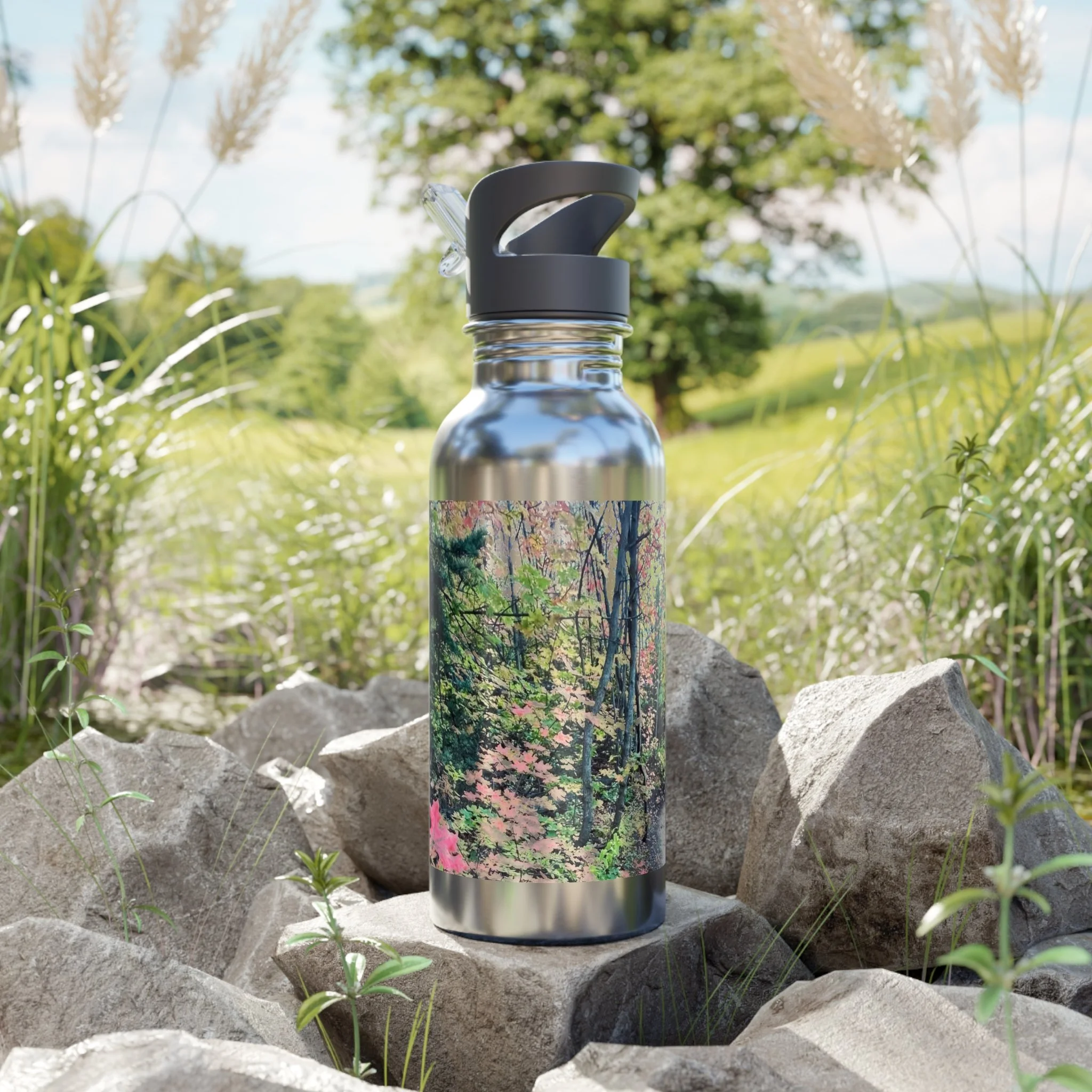 Captured Trails Stainless Steel Water Bottles