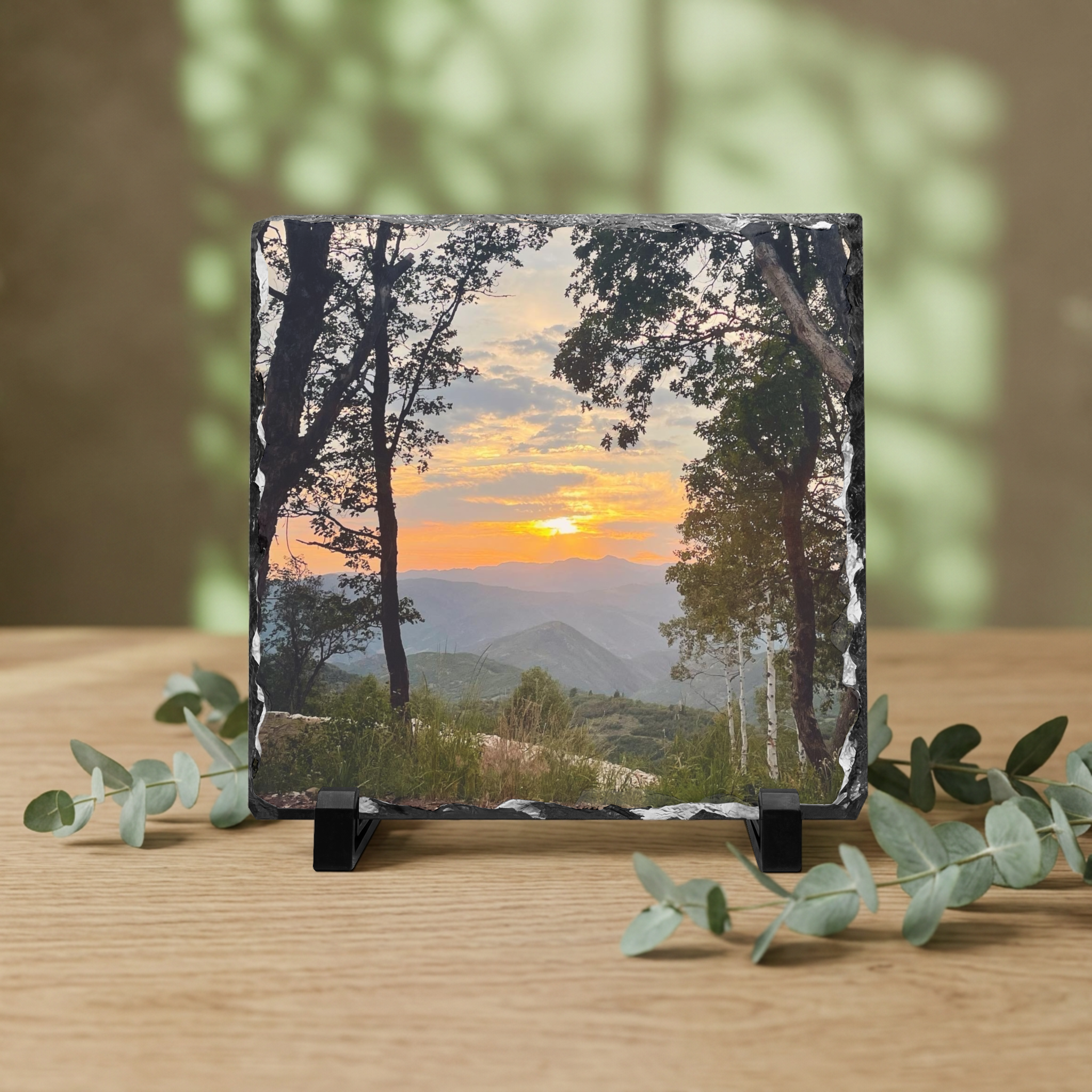 Captured Moments Natural Slate Plaques