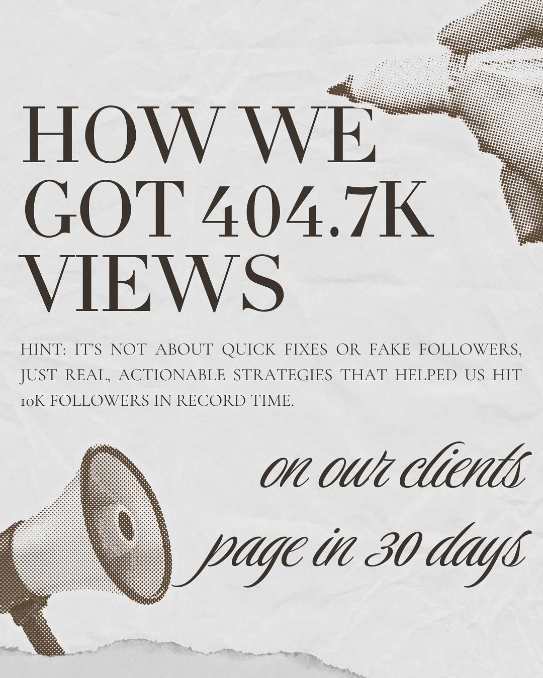 We hit 404.7k profile views for our client in just 30 days 👀
No ads. No hacks. Just strategy that actually works.
Who’s ready to grow next? 🚀
#socialmediamarketing #socialmediamanager #marketingtips #contentstrategy #businessgrowth #smallb