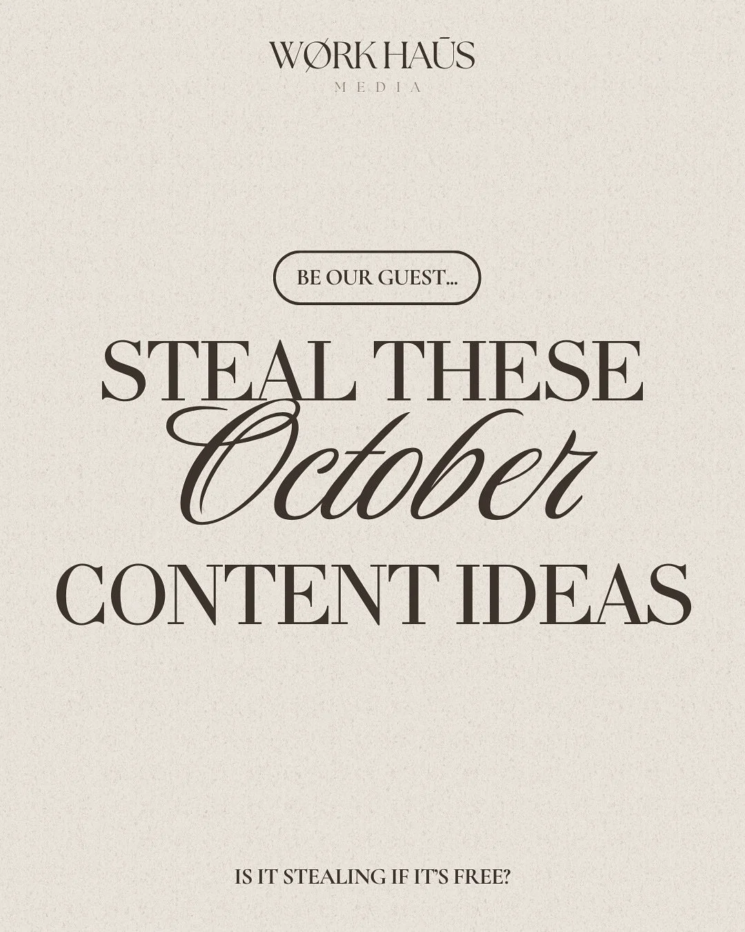👻 October is here… and with it comes so many chances to create fun, seasonal, and high-engagement content.
From spooky season vibes to cozy fall routines, here are some ready-to-use content ideas you can plug straight into your calendar this