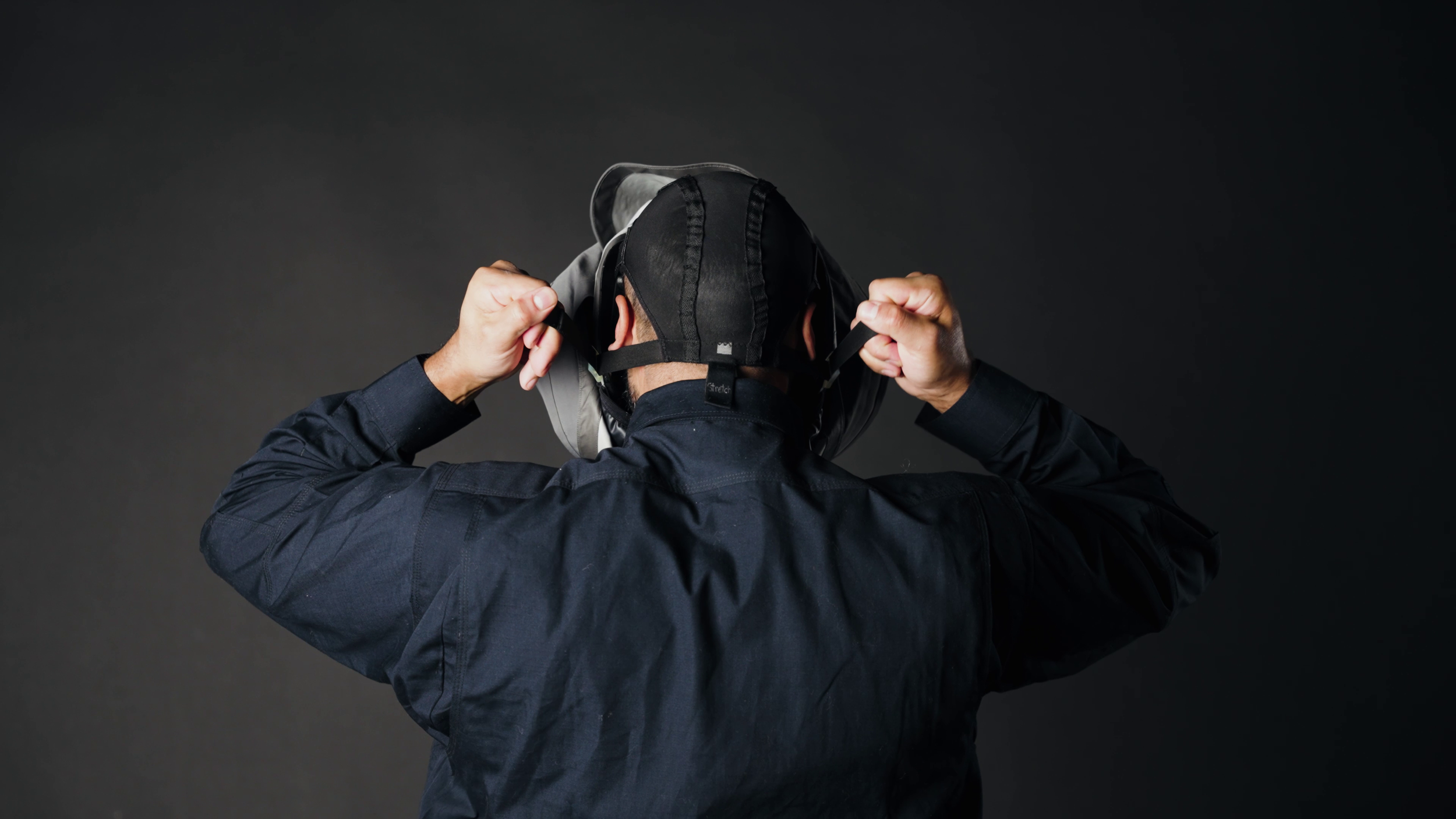 User Tightening Head Harness Straps