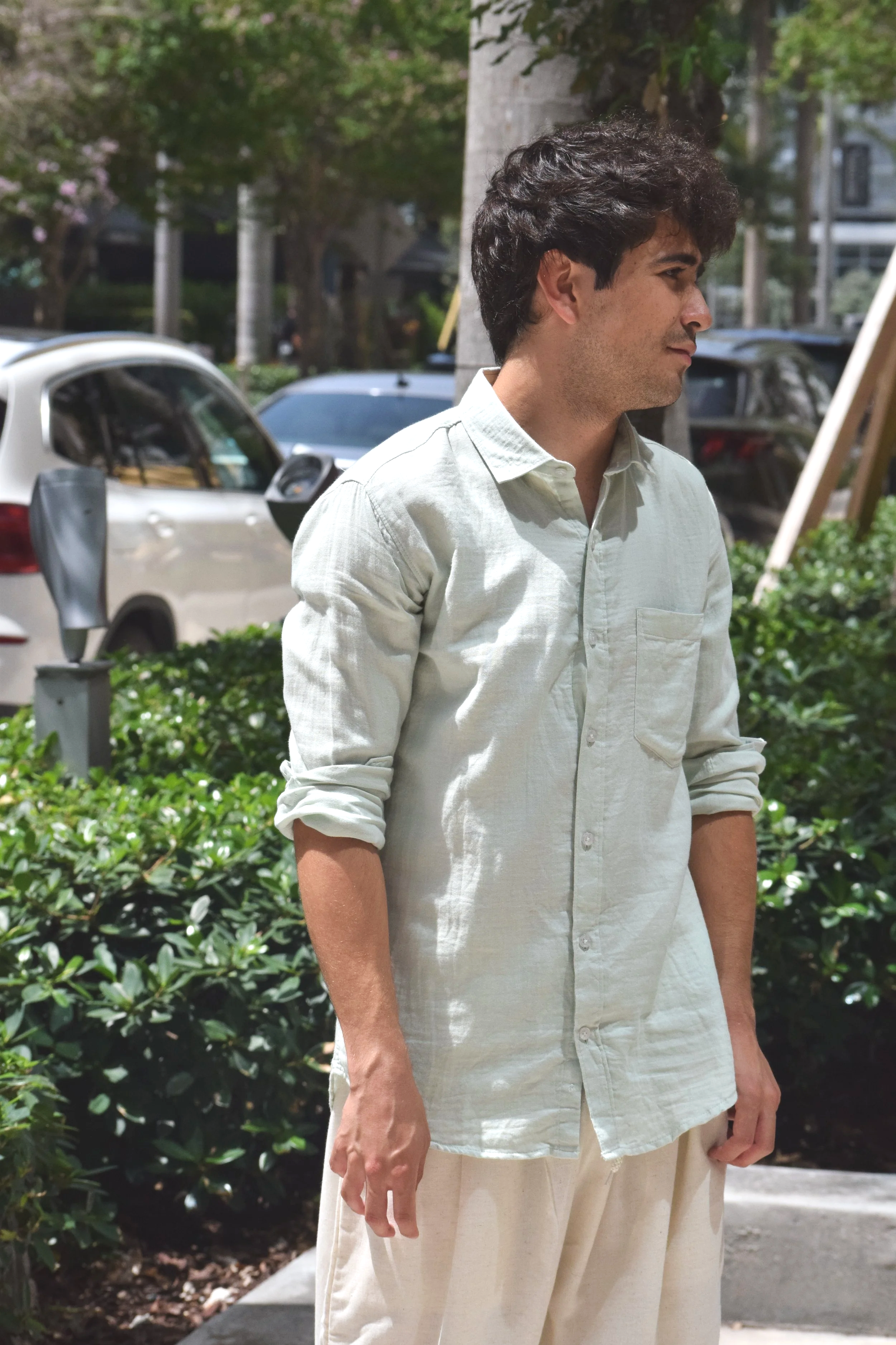 Harbor Linen Button-Up Shirt