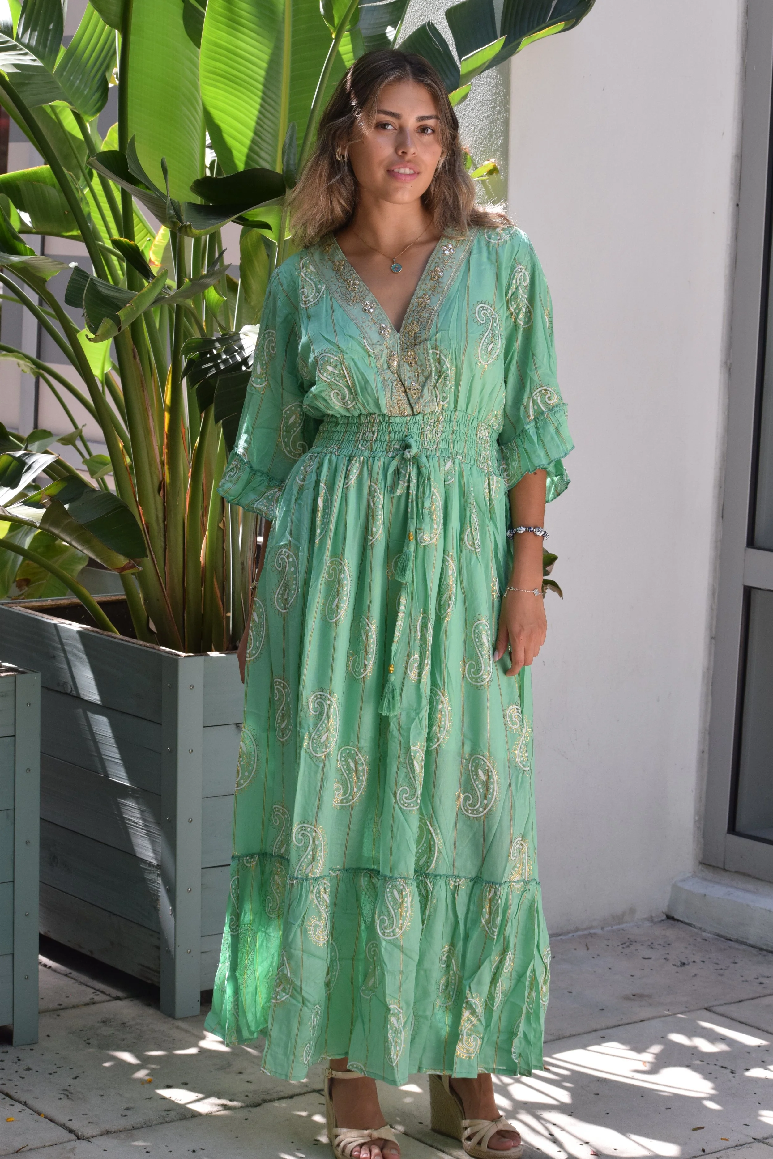 Island Whisper Maxi Dress
