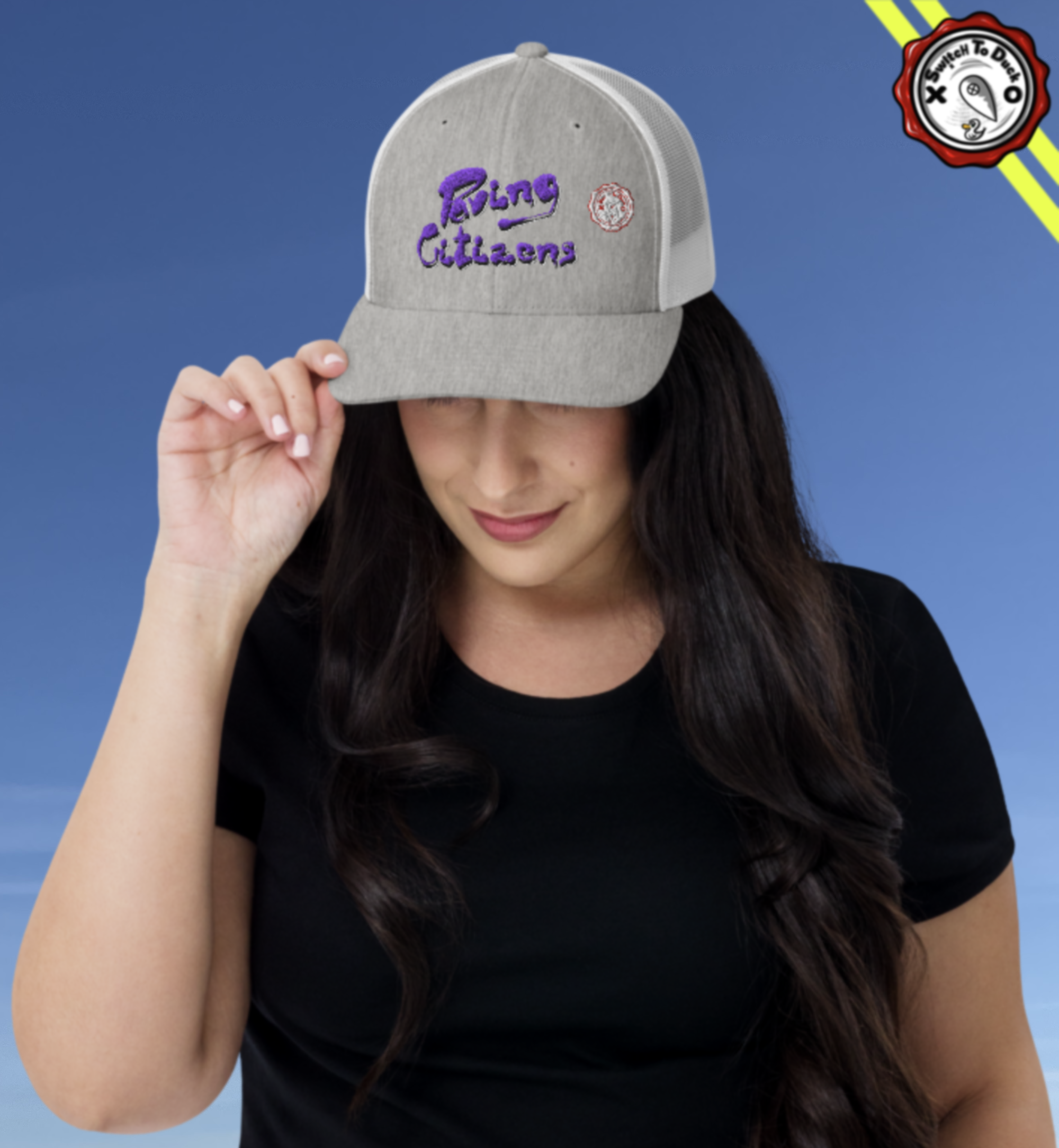 Paving Citizens Trucker Cap – Colorwave Edition