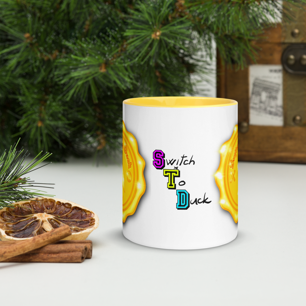 Duck Boost Color-Inside Mug – Yellow Edition