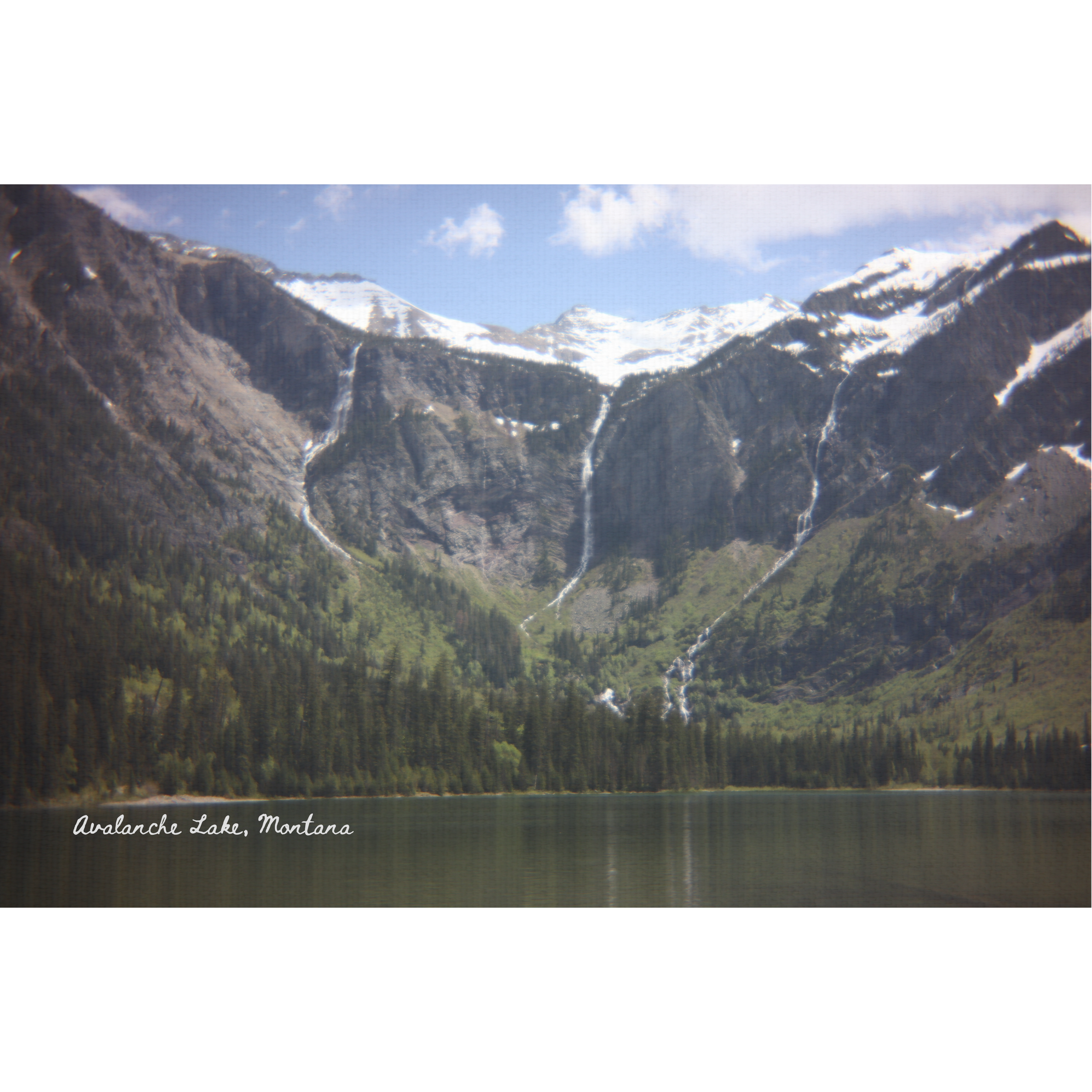 Avalanche Lake Postcard