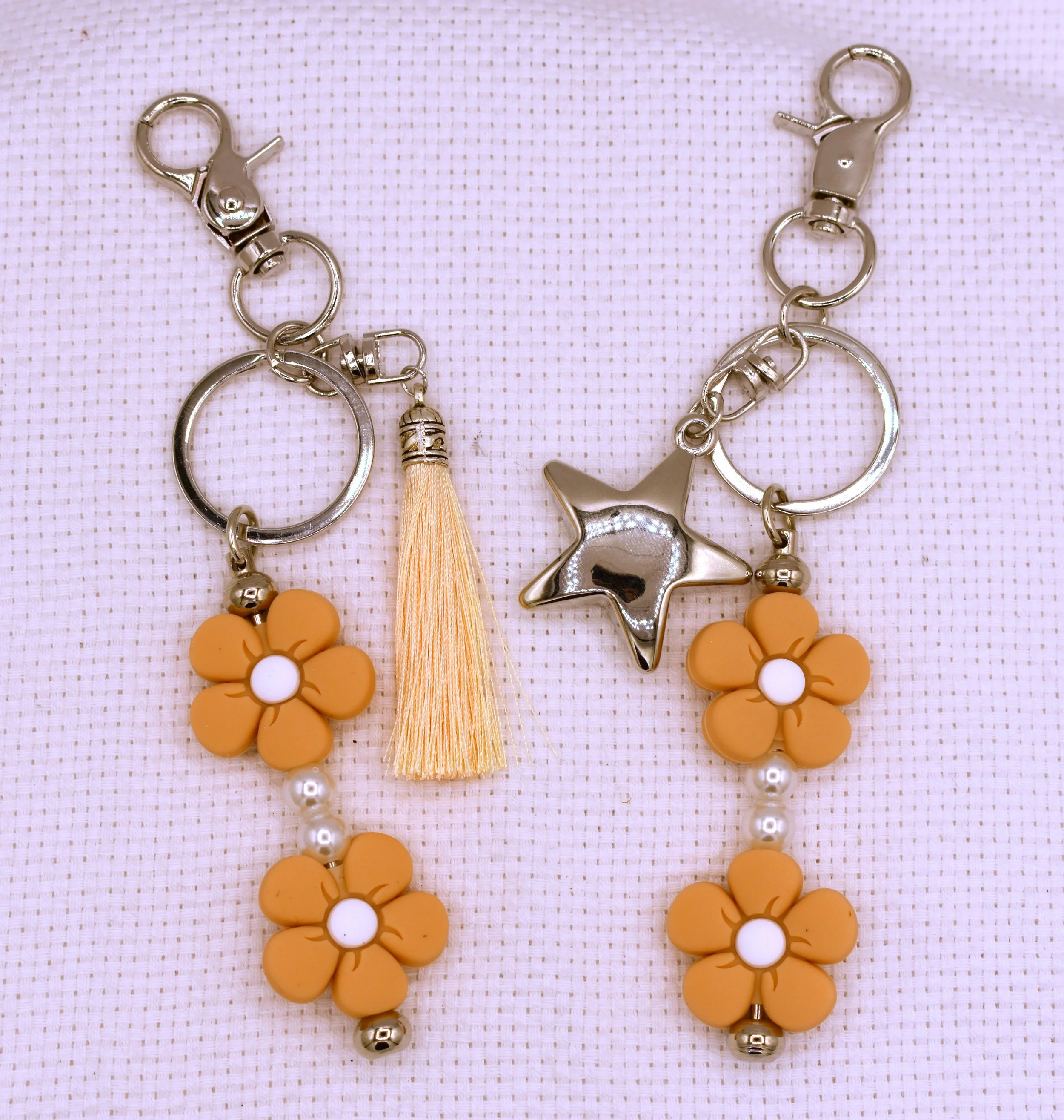 Bag/Purse Charms - Silicone Flowers