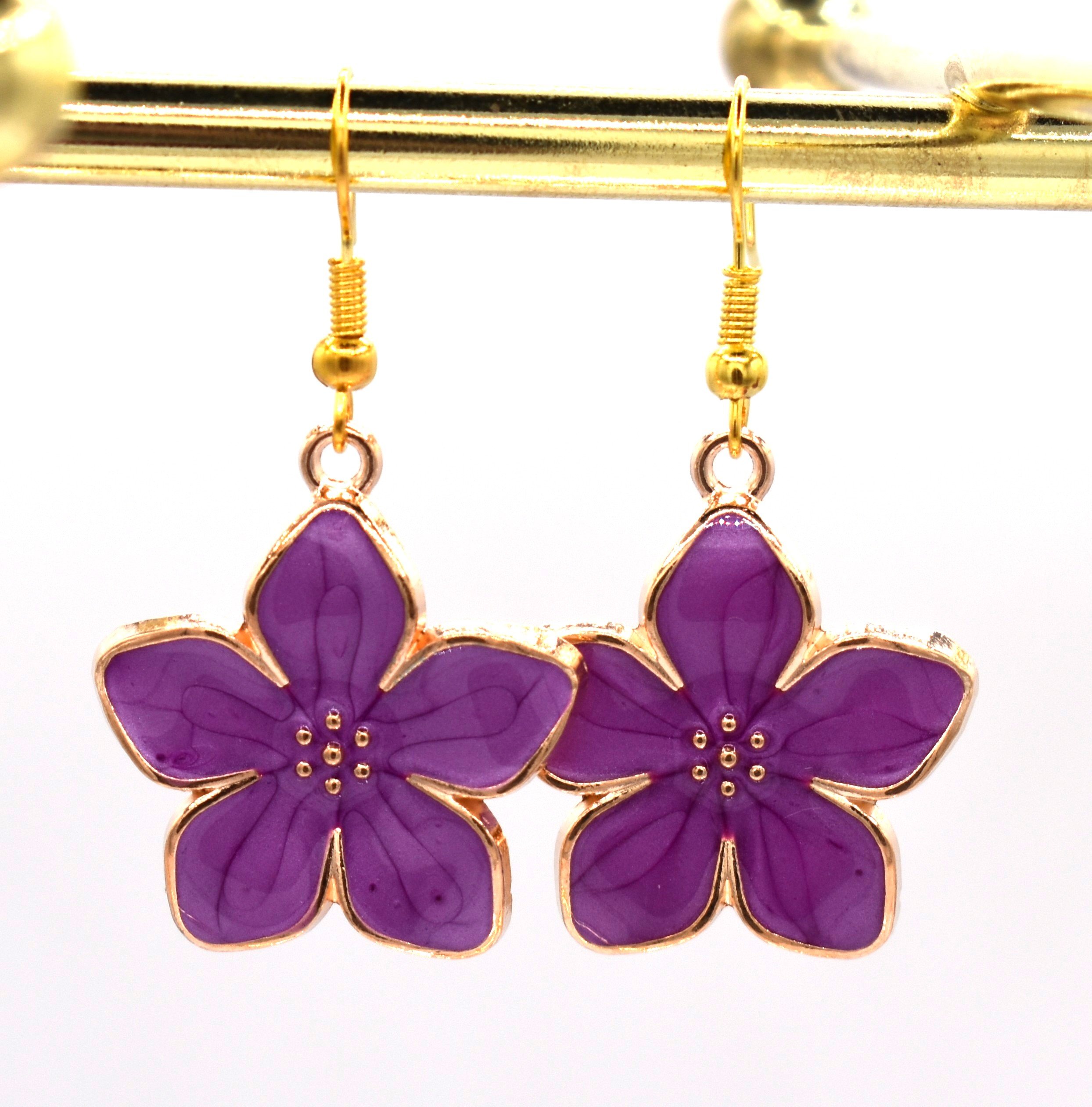 Enamel Earrings