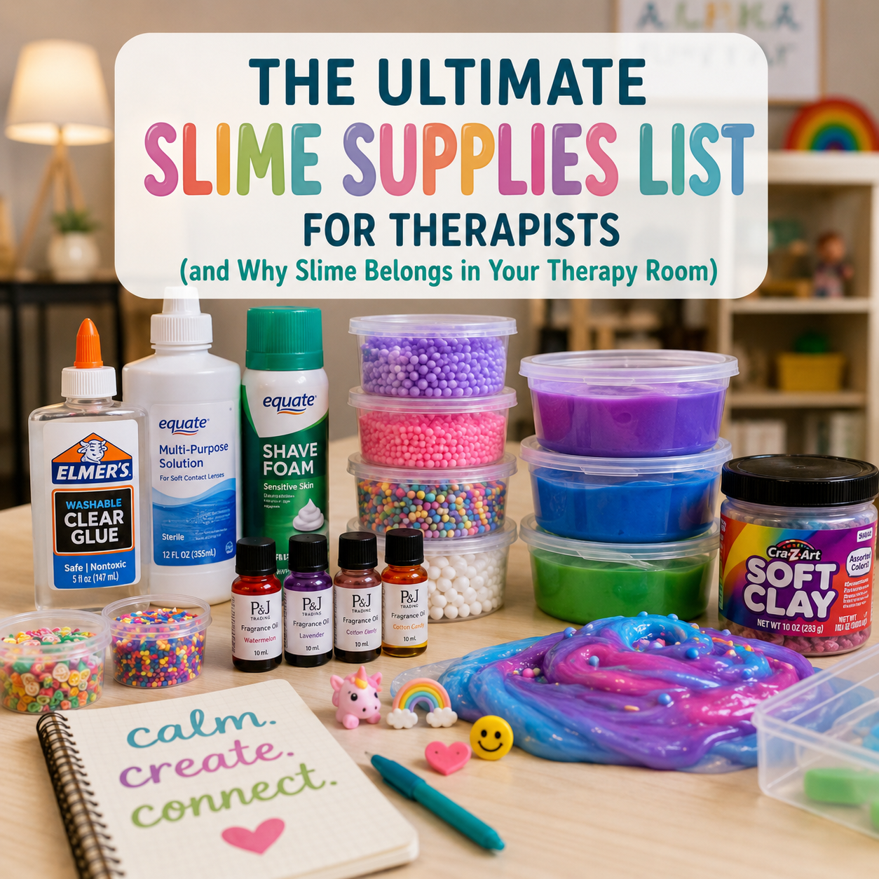 The Ultimate Slime Supplies List for Therapists (and Why Slime Belongs in Your Therapy Room)