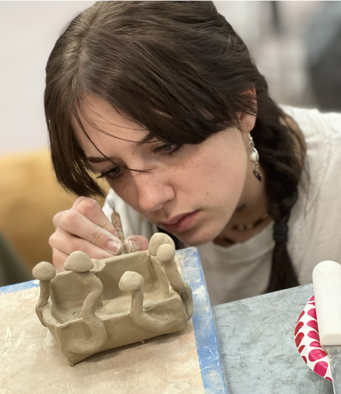 Sip and Sculpt at Tumbleroot Pottery Pub