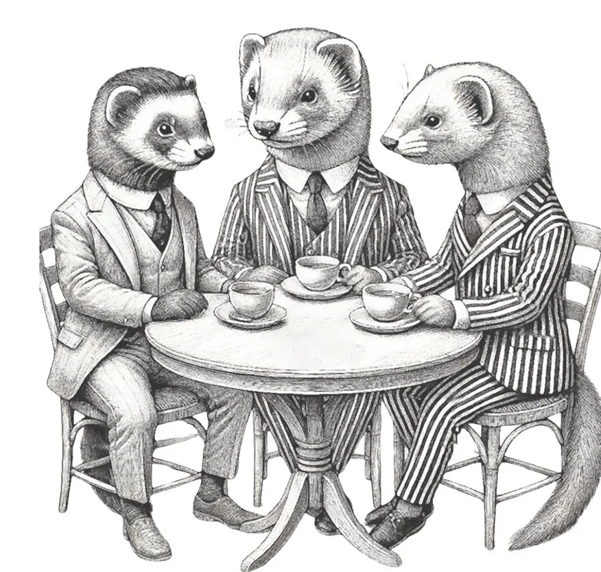 Business of Ferrets | CrashMurderBusiness Coffee | coffee shops Santa Fe NM