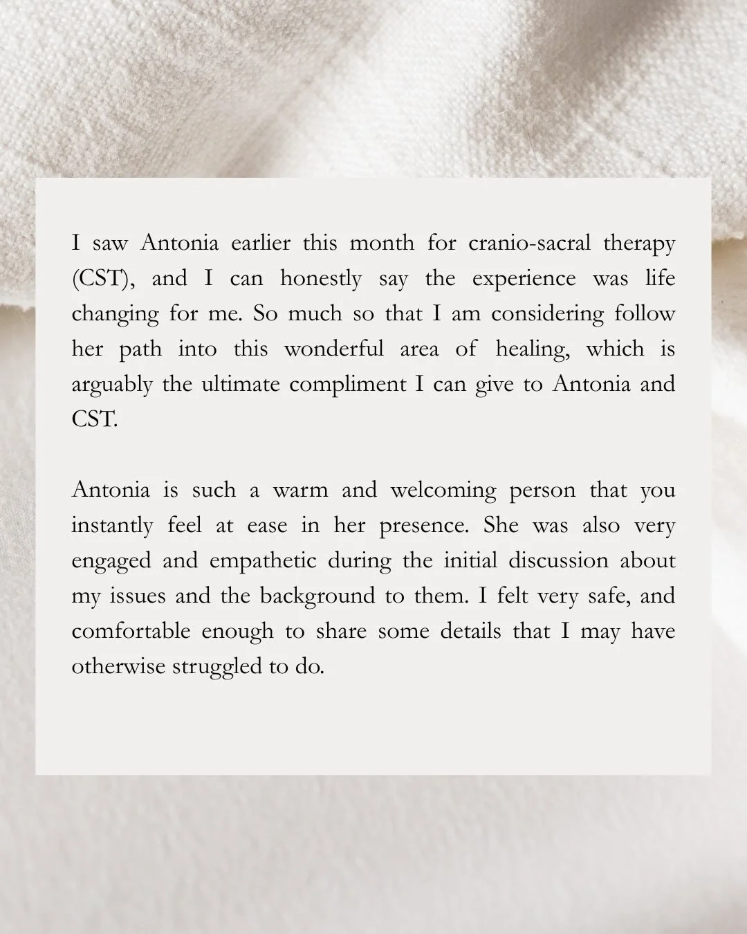 Listening, time, and safety matter 🌿

Shared with permission.