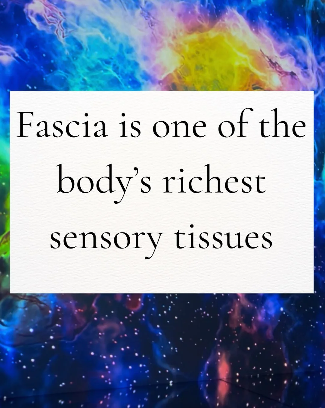 More than a century ago, Andrew Taylor Still wrote:

&ldquo;When you deal with the fascia, you deal with the branch offices of the brain.&rdquo;

At the time, no one could prove it. Today, research is revealing just how richly innervated fascia reall