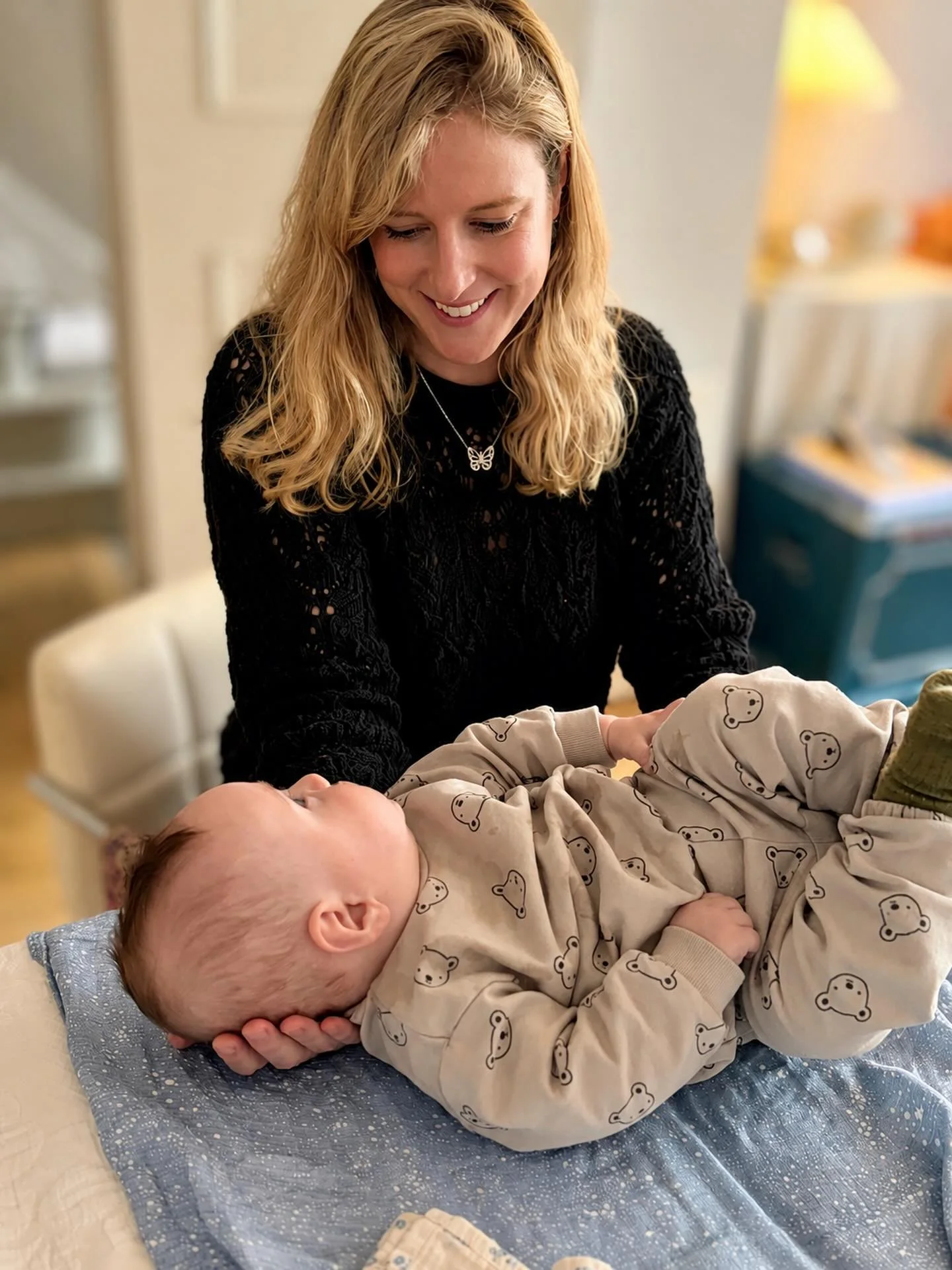 Sometimes regulation looks like stillness.
Sometimes it looks like this.

There&rsquo;s often a moment in baby sessions where the whole room changes.

A gentle hold at the occiput and sacrum can support the whole nervous system to settle.
The eyes so