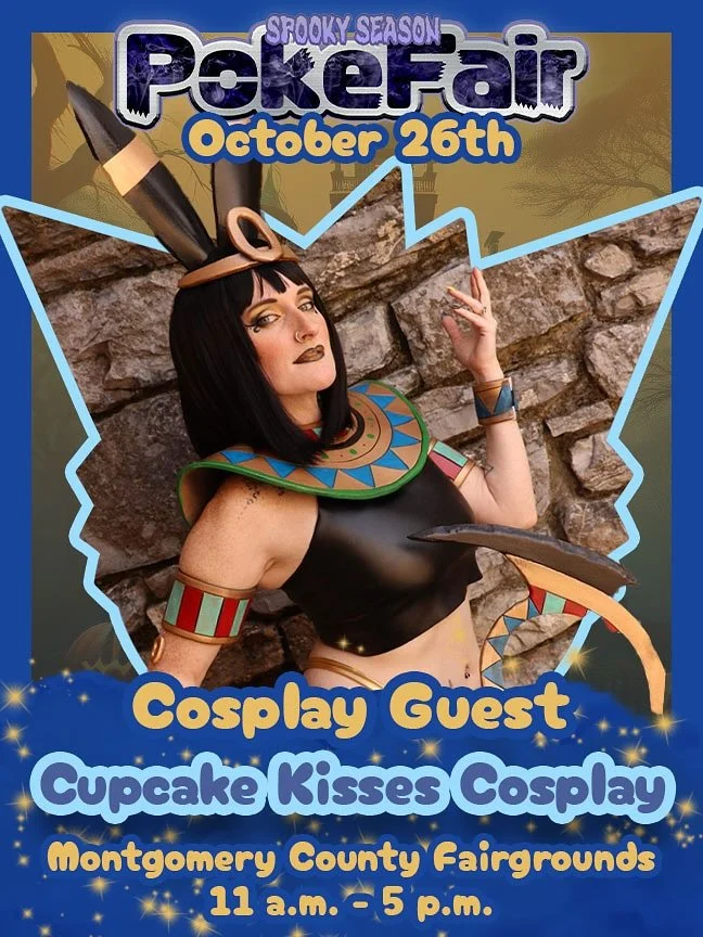 🎀✨ Say hello to our next Cosplay Guest &mdash; Cupcake Kisses Cosplay! ✨🎀

Cupcake Kisses Cosplay has been bringing characters to life for over 11 years, with a deep love for fantasy, anime, horror, and gaming 💫 Known for her stunning custom cospl