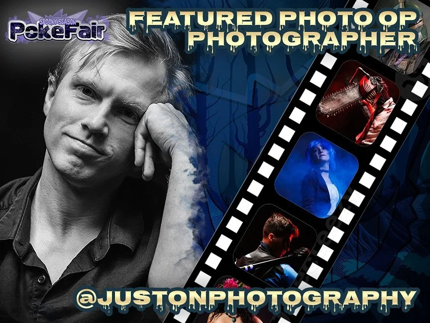 📸Taking over our Photo Op area featuring life-size 3-D printed Pok&eacute;mon from @metalhead_printing will be the awesome @justonphotography ‼️‼️

Dip into his profile to see all the incredible work he has done for cosplayers around the area at man