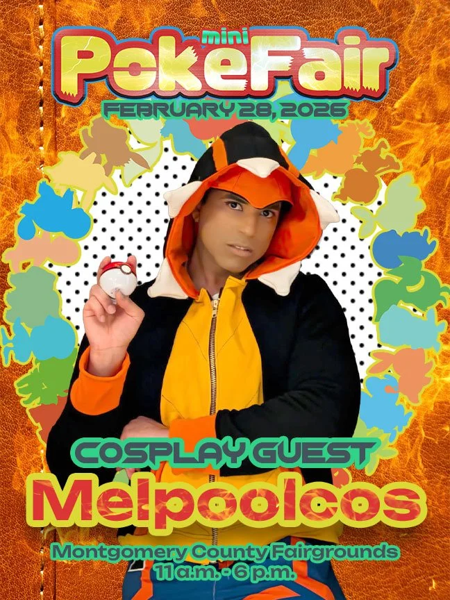 For the FIRST TIME EVER, we&rsquo;re welcoming @melpoolcos !!!

With over 10 years of experience, craftsmanship, and pure creativity to Mini PokeFair: 30 Year Evolution 🕹️✨

From iconic builds to jaw-dropping detail, he's has spent a decade bringing