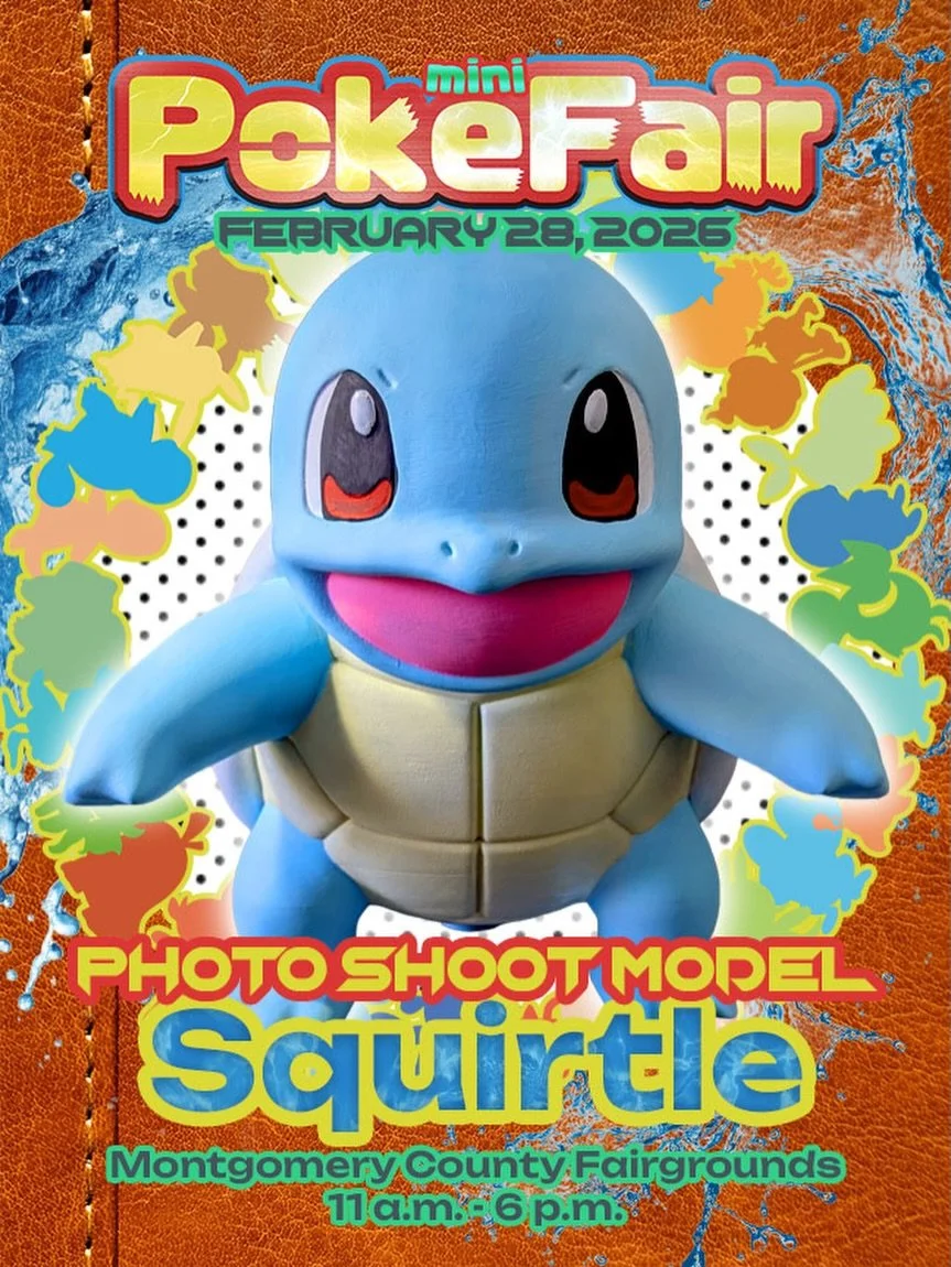 Our next announced 3D model prop and co-star for the photo shoot area is everyone&rsquo;s favorite water-powered pal&hellip; SQUIRTLE!! 💧🐢

Printed and painted by the amazing @metalhead_printing , Squirtle will be available alongside Charmander, Bu