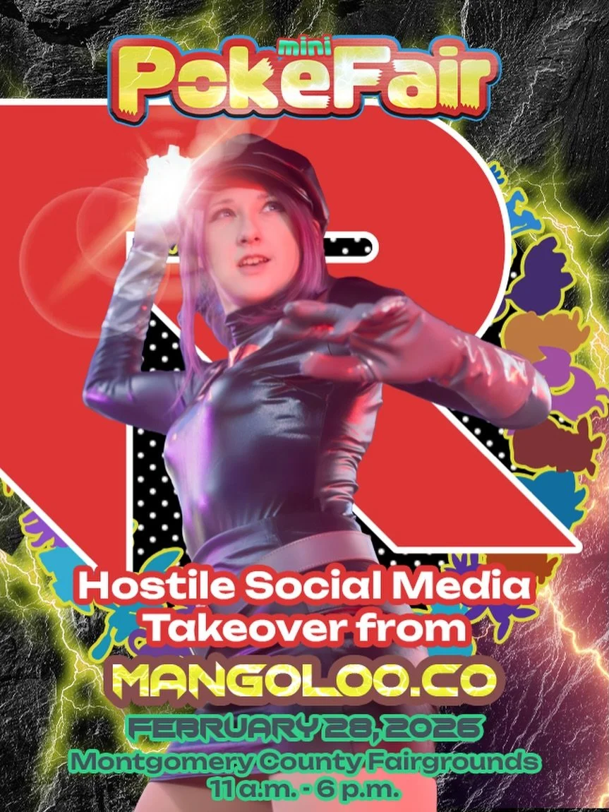 🚨🚀 THIS IS A HOSTILE TAKEOVER 🚀🚨

mini PokeFair: 30 Year Evolution&rsquo;s Instagram has officially been infiltrated&hellip;

And it&rsquo;s all thanks to our key cosplay guest, @mangoloo.cos 😈

That&rsquo;s right &mdash; she&rsquo;ll be suited 