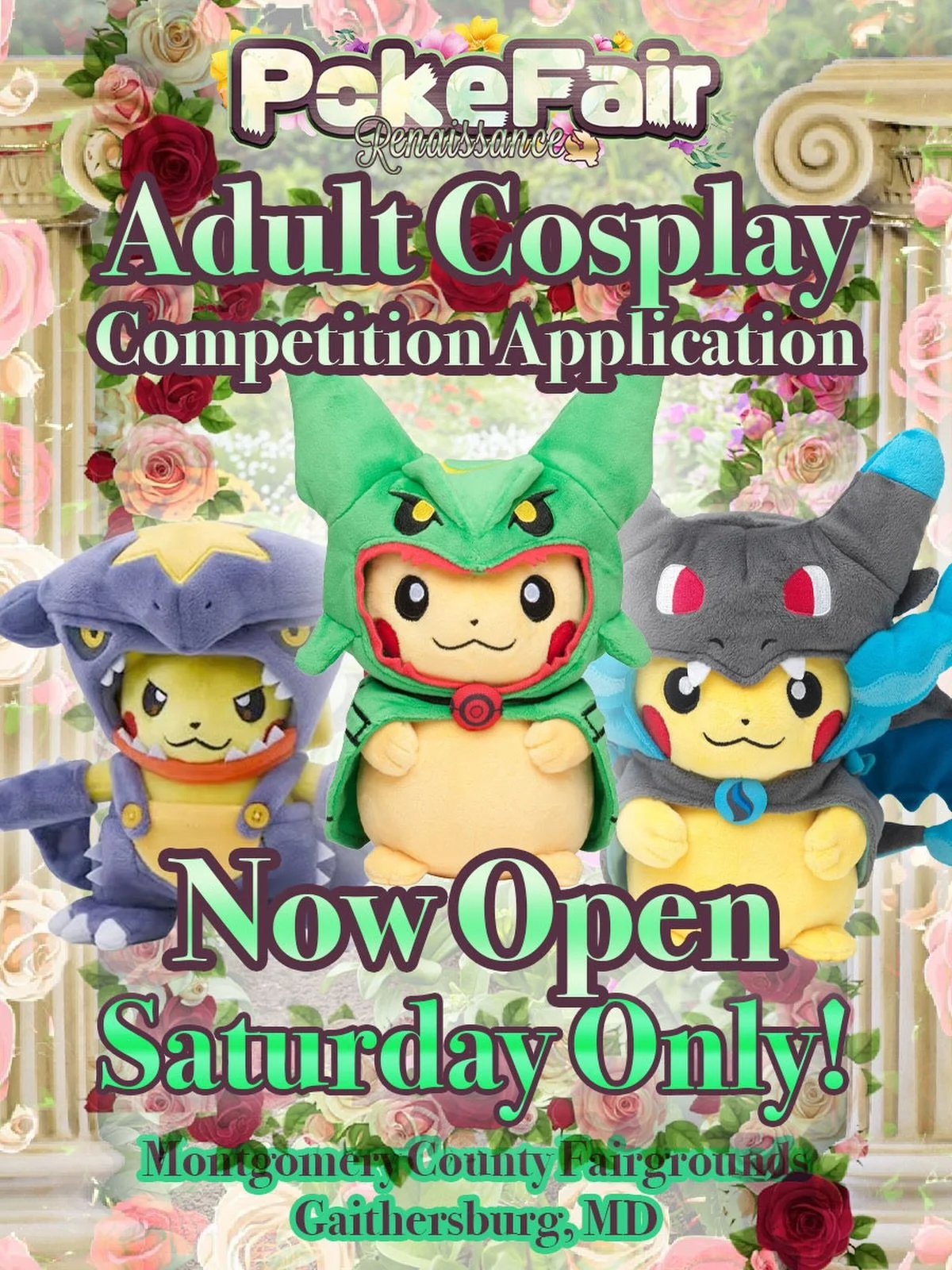 ✨👑 THE ADULT POK&Eacute;FAIR COSPLAY CONTEST AWAITS ON SATURDAY ONLY👑✨

Cosplay Contest sign-ups are officially OPEN through the website and registration link 💫

Now&rsquo;s your chance to step into the spotlight and showcase your elegance, creati