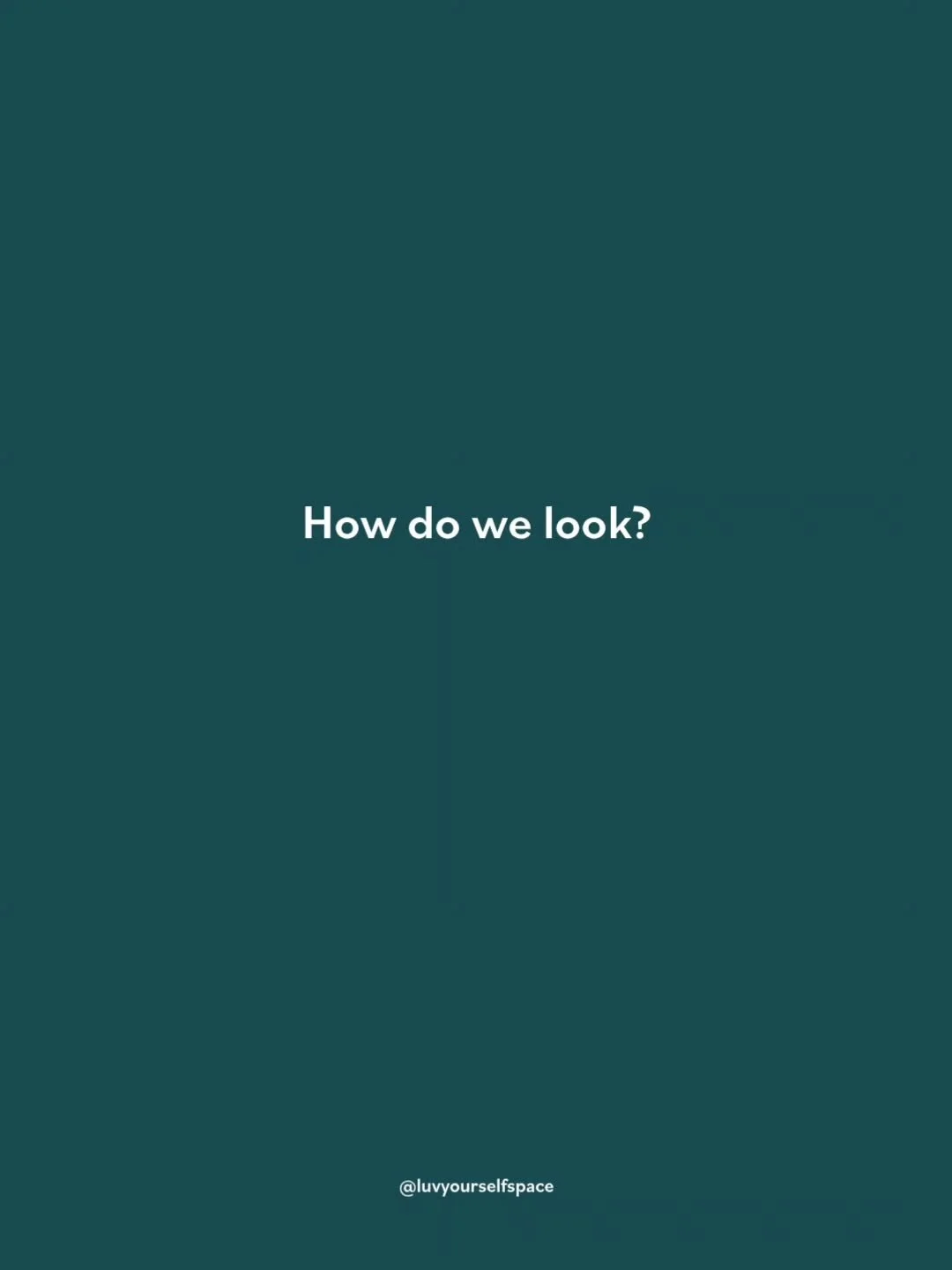 How do we look with this colour?
Have you been to our space and felt it?

✨️ Does this colour resonate with us?

Share your voice.
💚 for YES
💙 for NO