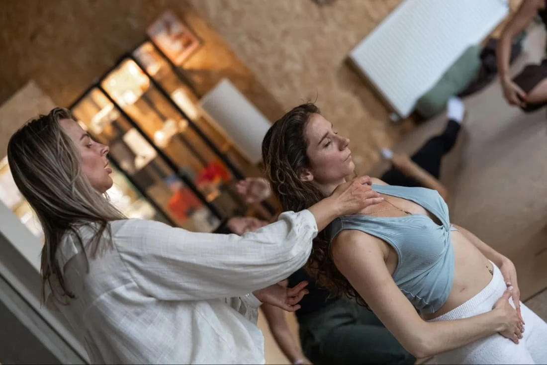 Facilitator during Kundalini Activation session