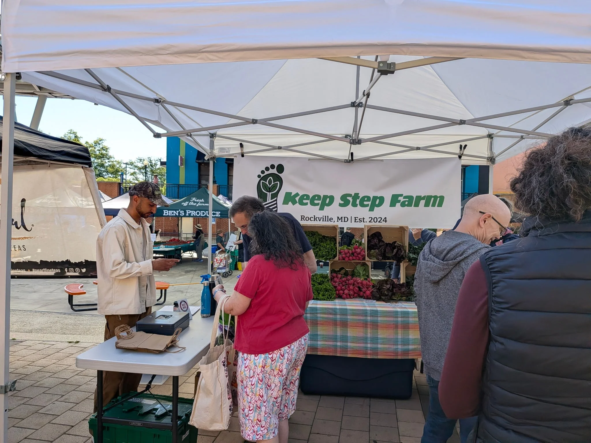 Keep Step Farm in Rockville, MD at Downtown Silver Spring Farmers Market