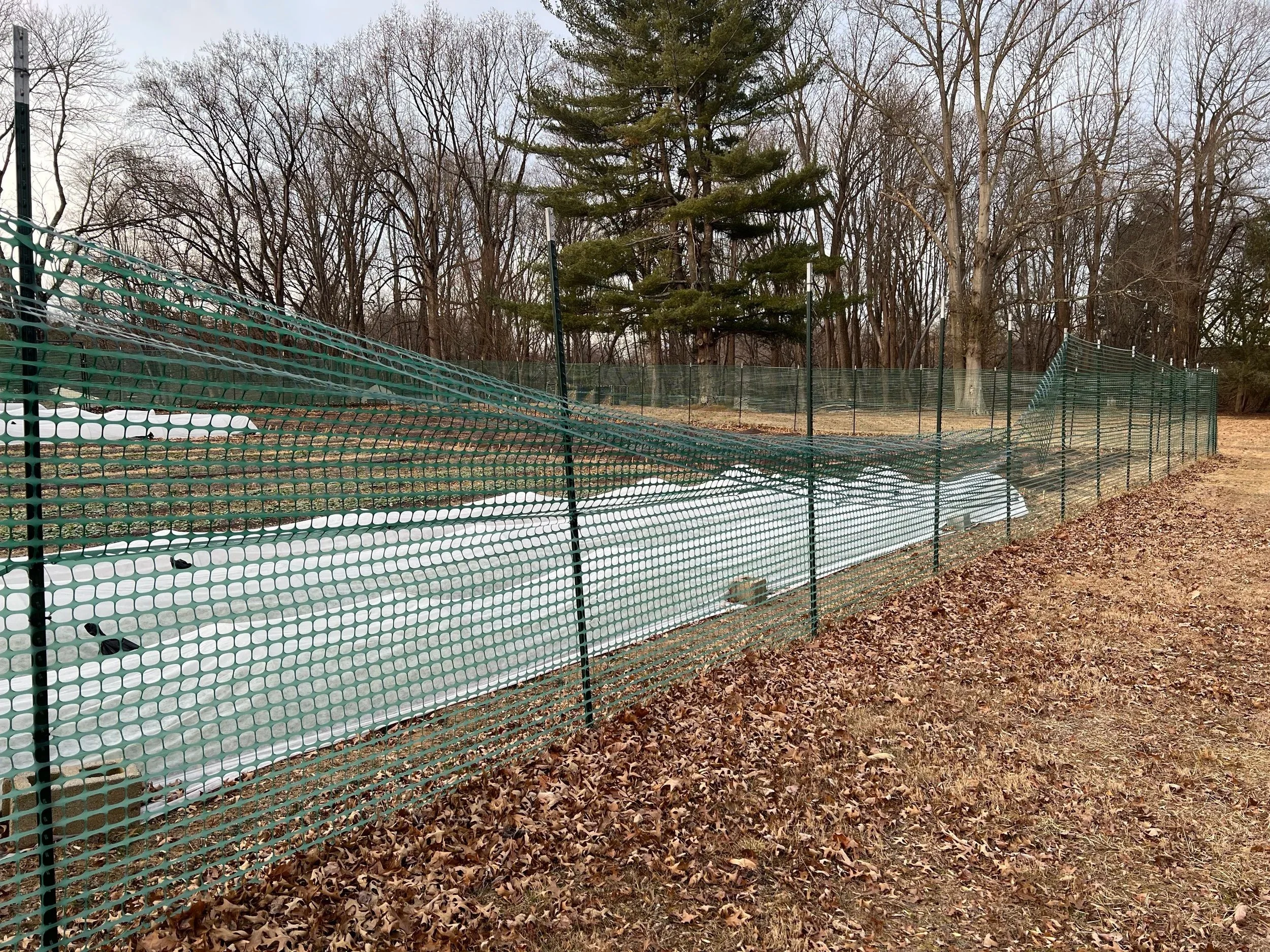 The fence after wind Keep Step Farm Rockville, MD
