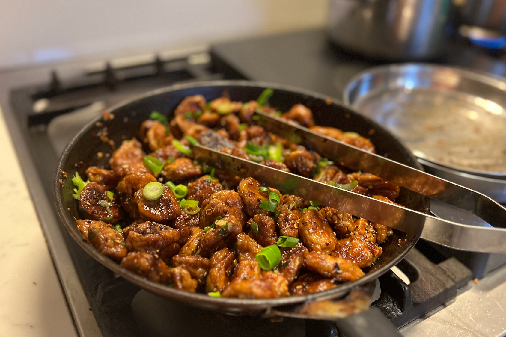 Korean BBQ Seitan Chicken