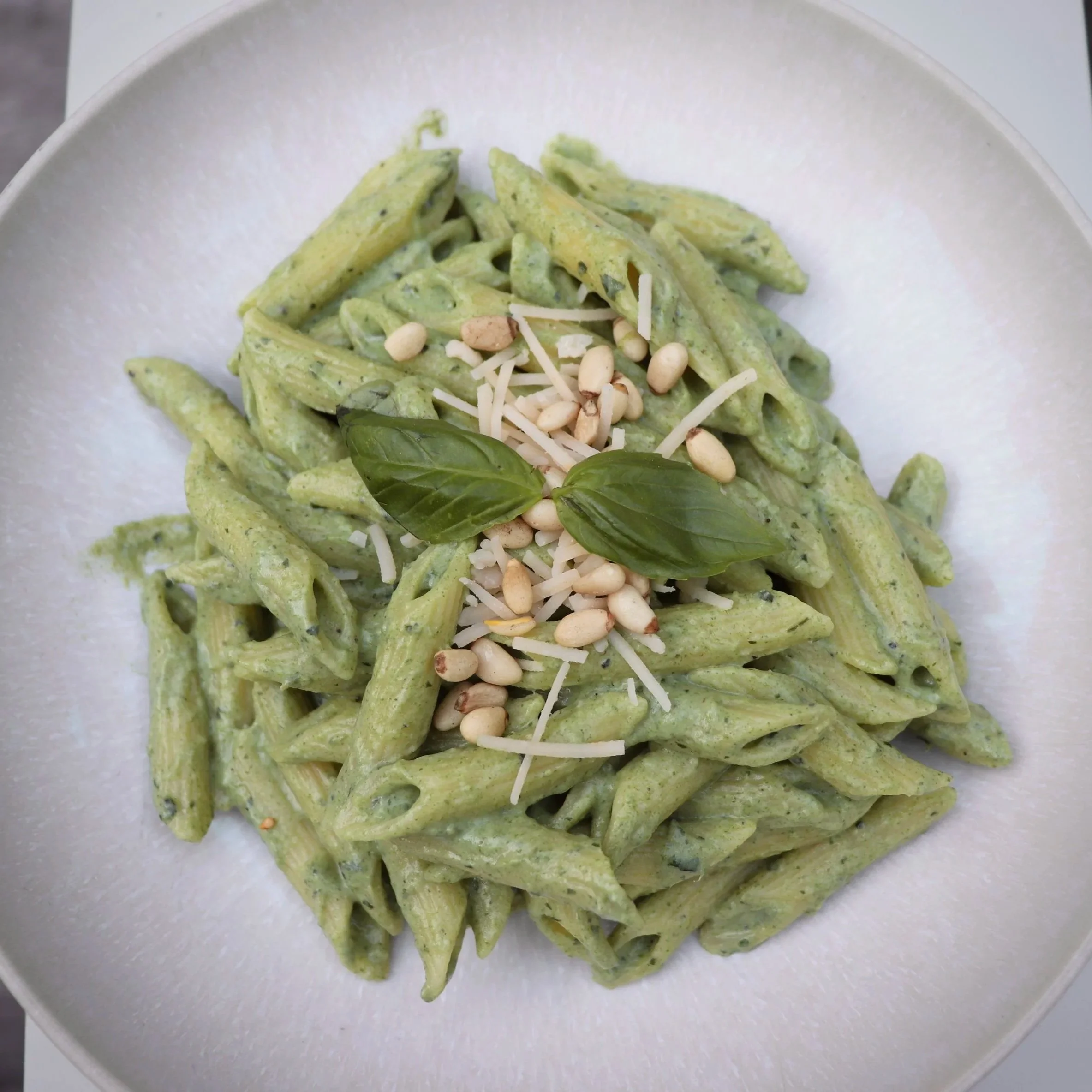 Creamy Vegan Spinach Pasta