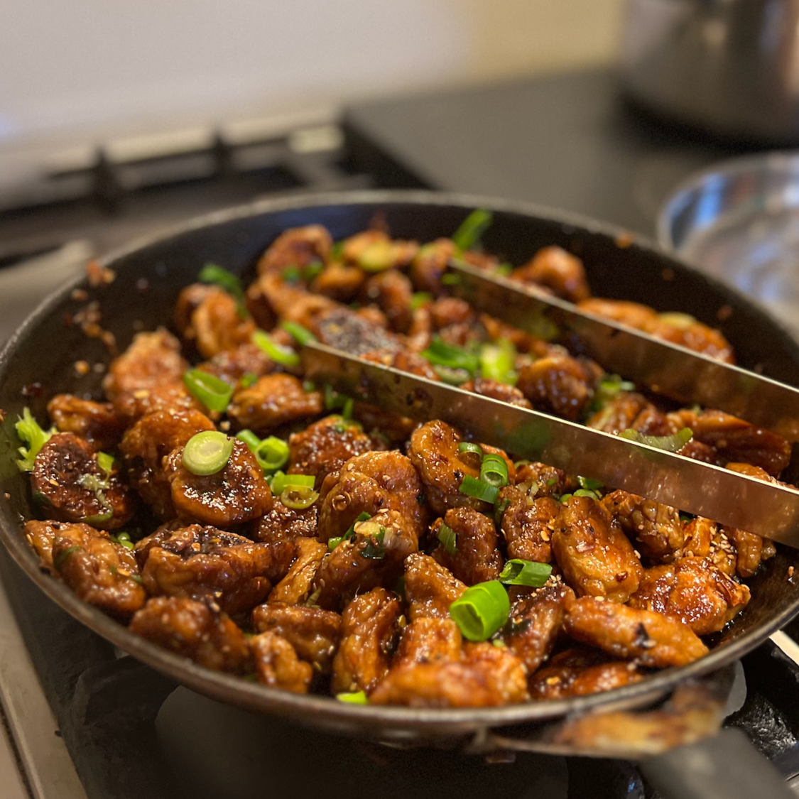 Korean BBQ Seitan Chicken