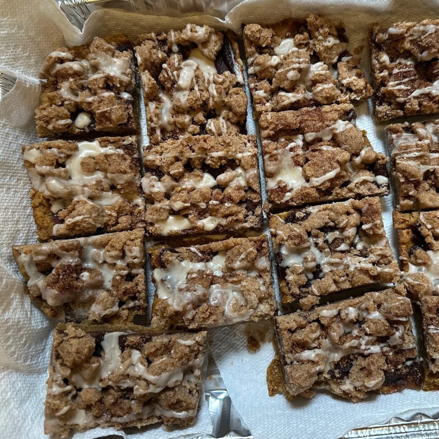 All Crust Pumpkin-Apple Butter Bars