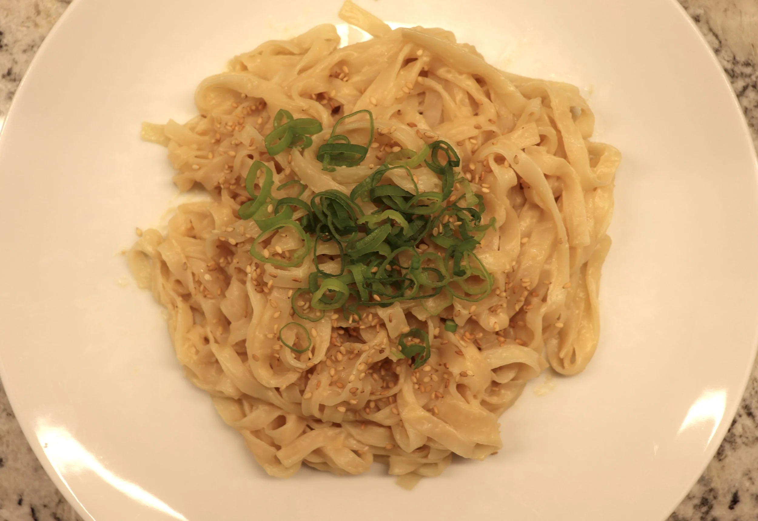Savory and Creamy Miso Sauce Noodles