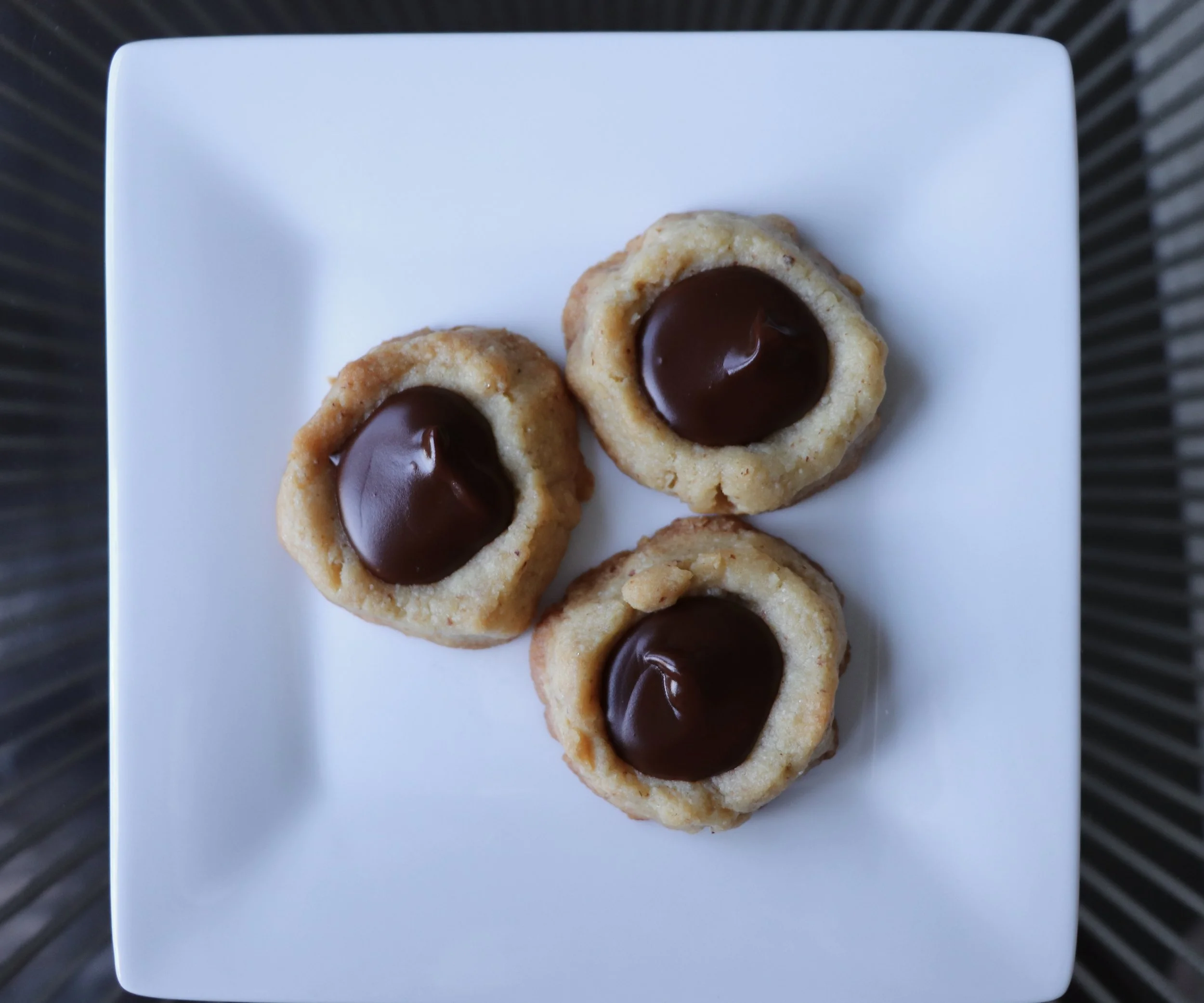 Vegan Chocolate Thumbprint Cookies