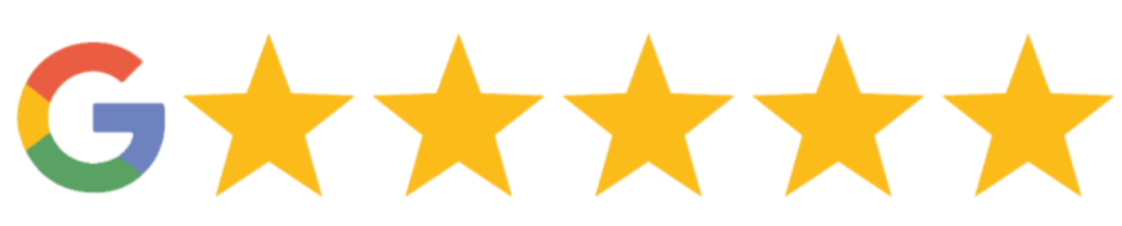 Google search result with a five-star rating system