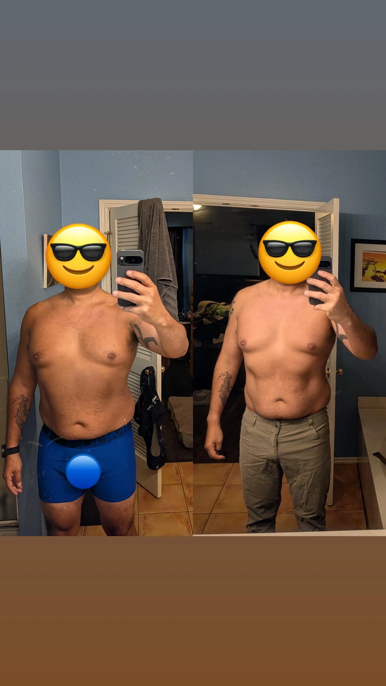 Roberto is a nutrition client of mine who does marathon running. We have been able to completely change his body composition in 6 months time!
