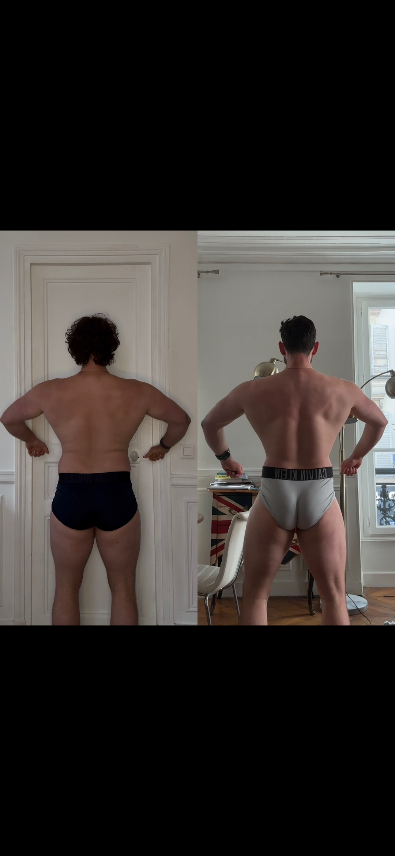 One of my latest transformations. This one may mean the most! Pic on the left: I fell off with everything due to the high stressors of leaving everything I ever knew to start a new life with my wife in France. I was 215 lbs the first week in France i