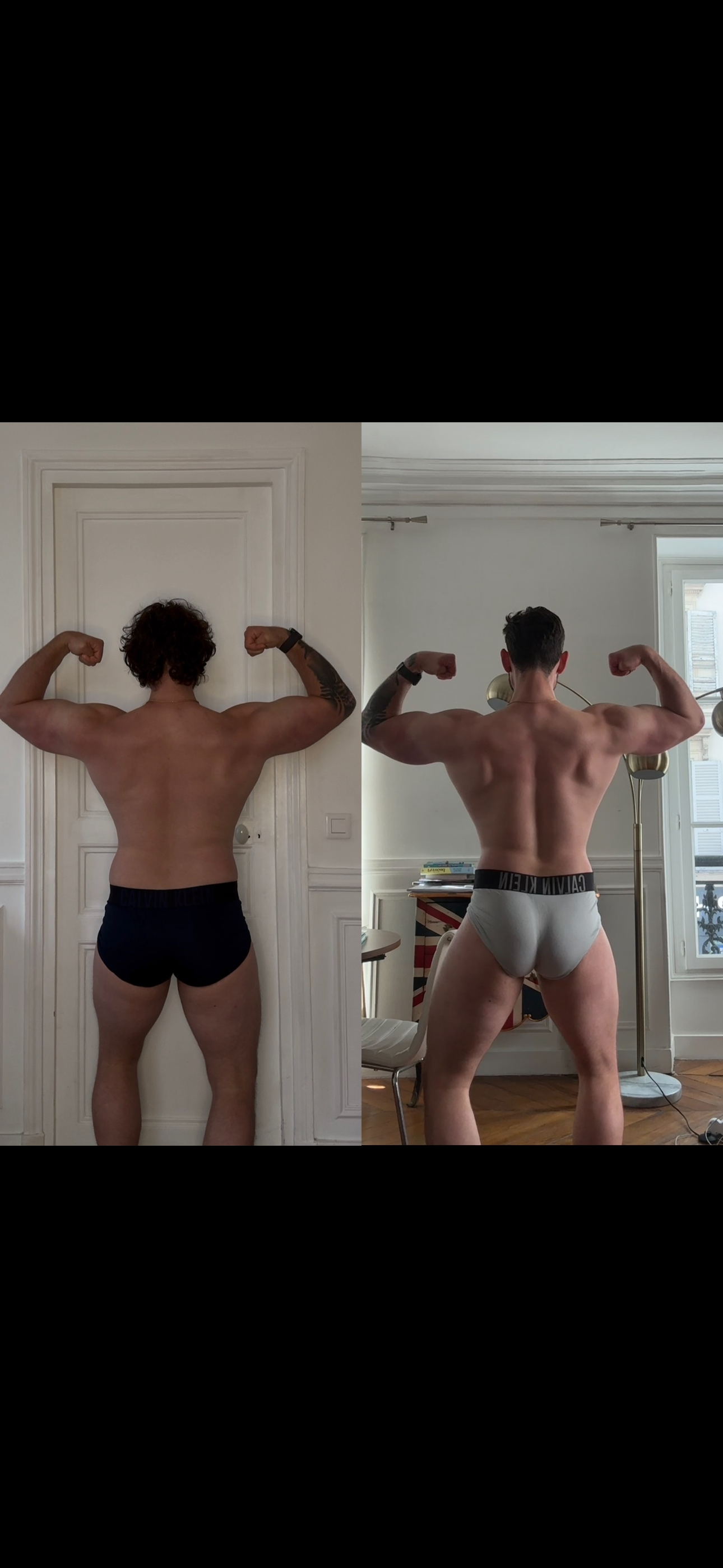 One of my latest transformations. This one may mean the most! Pic on the left: I fell off with everything due to the high stressors of leaving everything I ever knew to start a new life with my wife in France. I was 215 lbs the first week in France i
