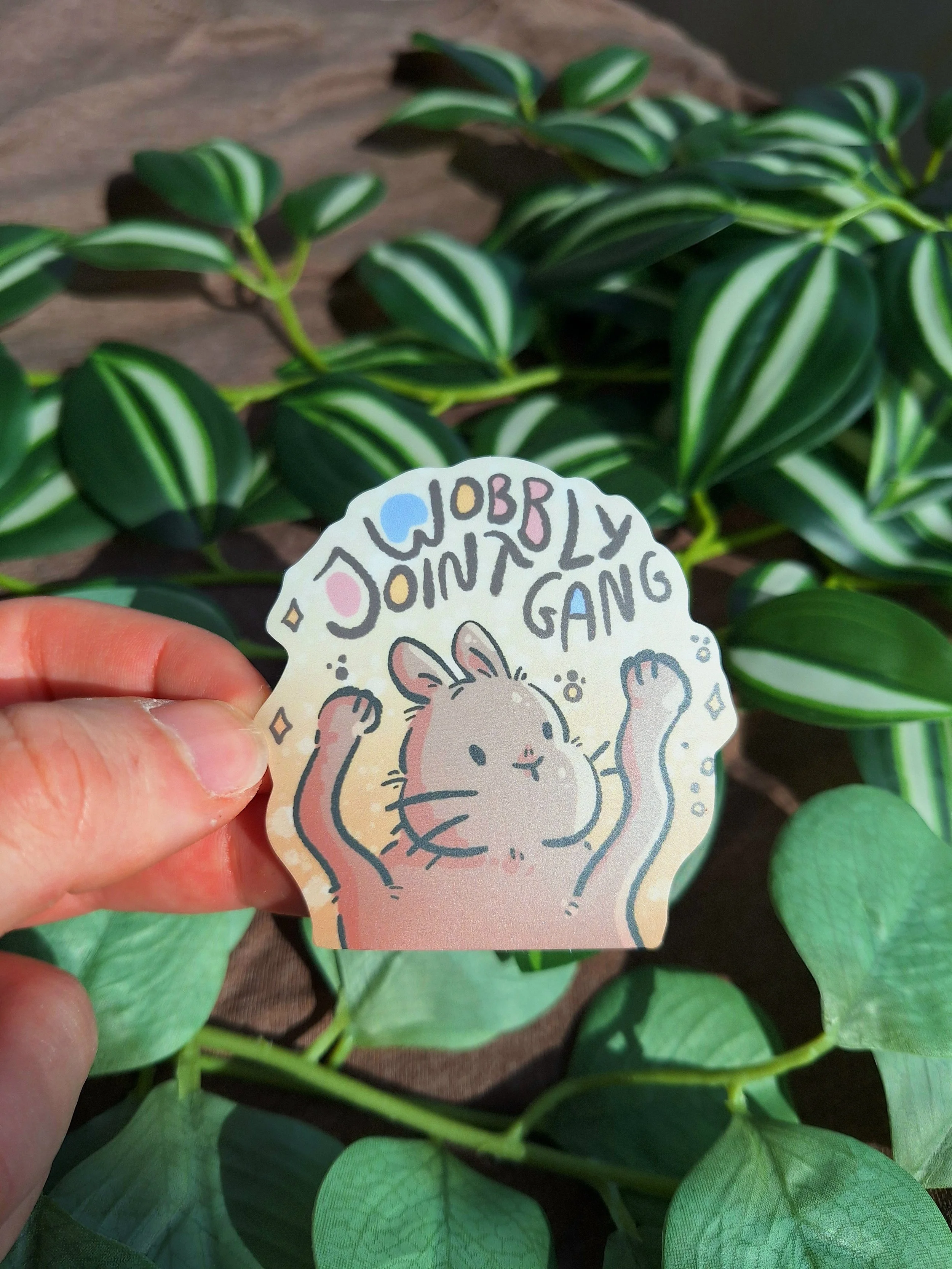 Wobbly Joint Gang Bun Sticker