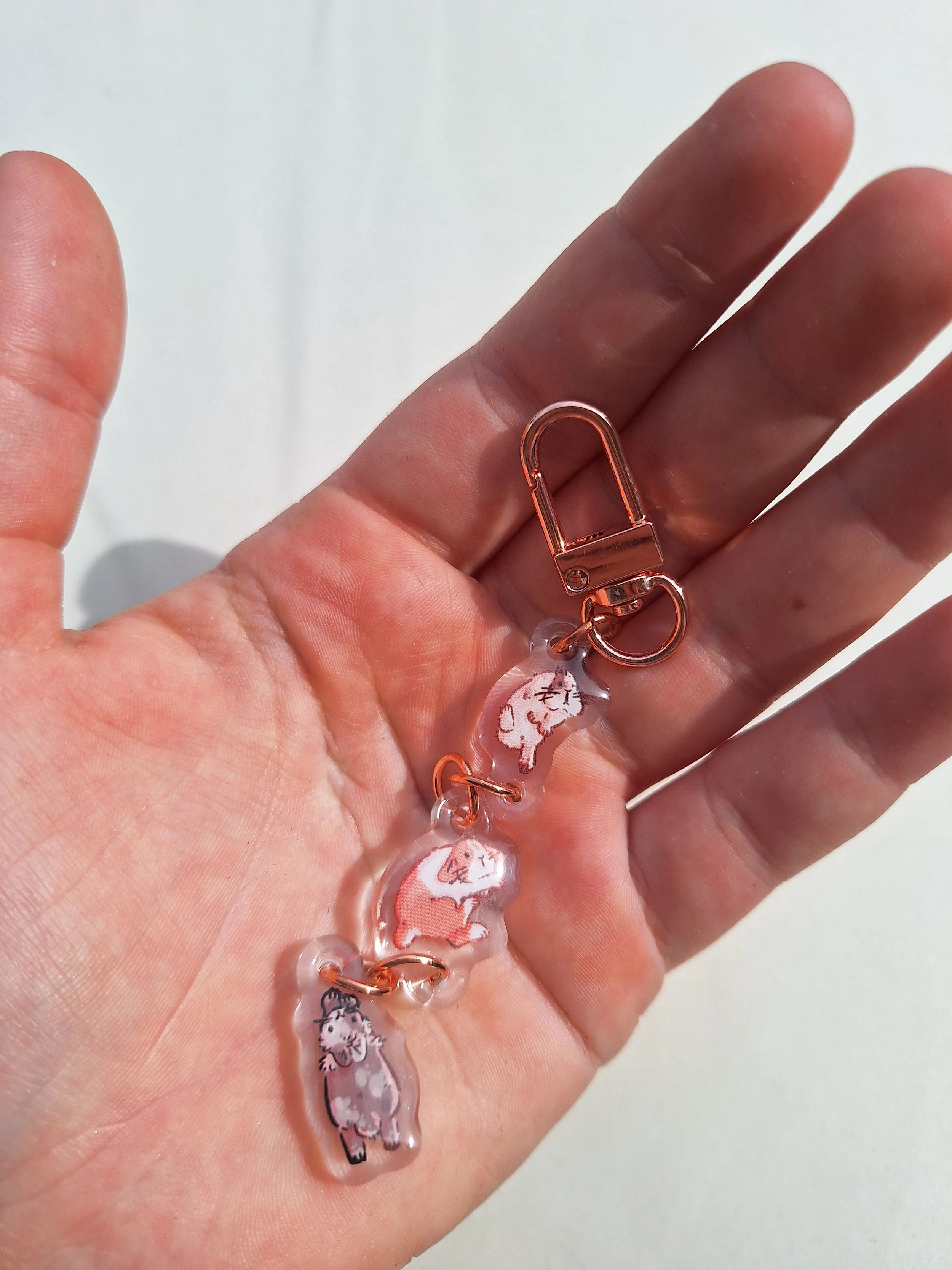 Hanging Bun Connective Charm