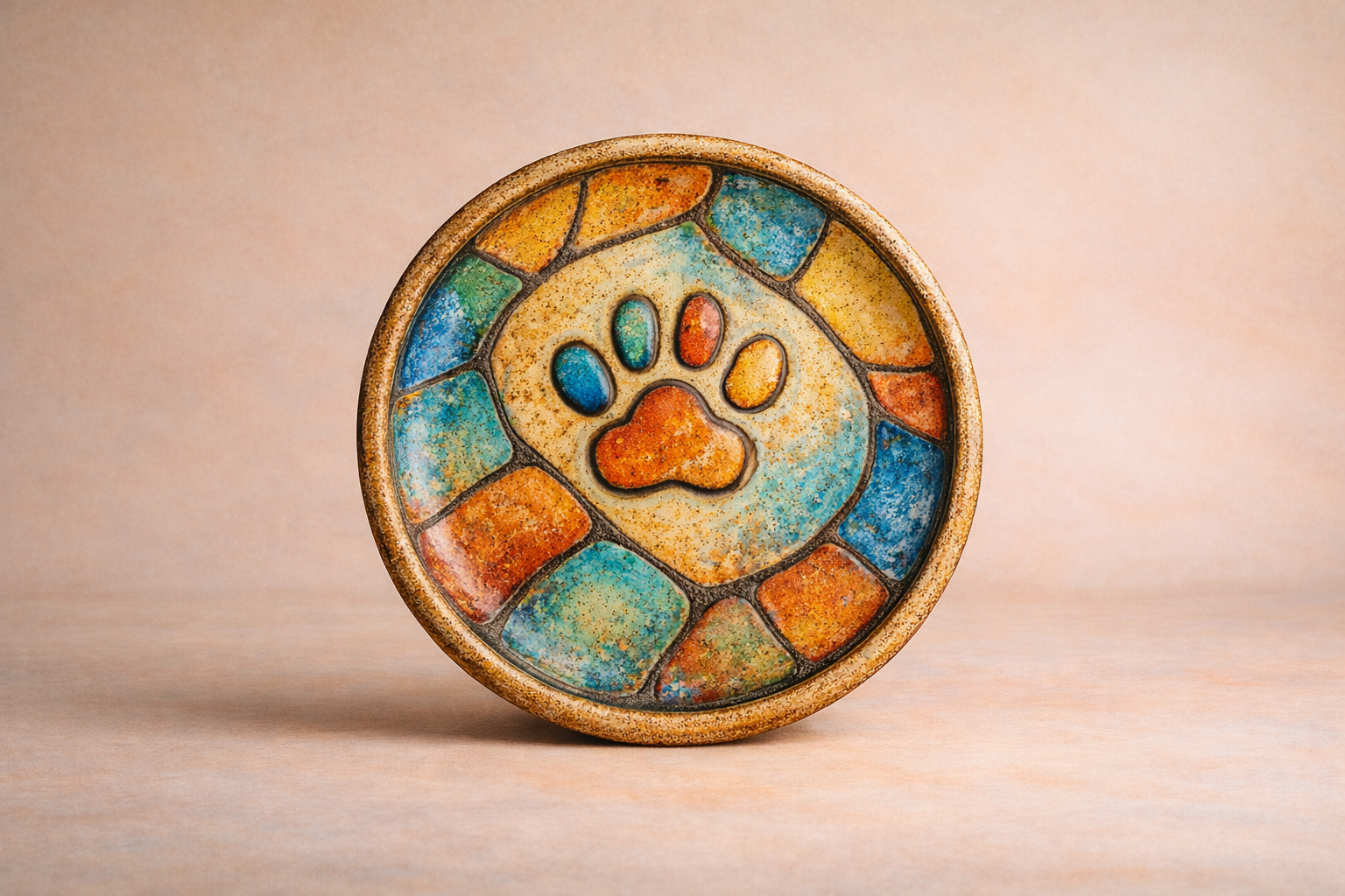 Pet Platter Theme Mosaic Relic