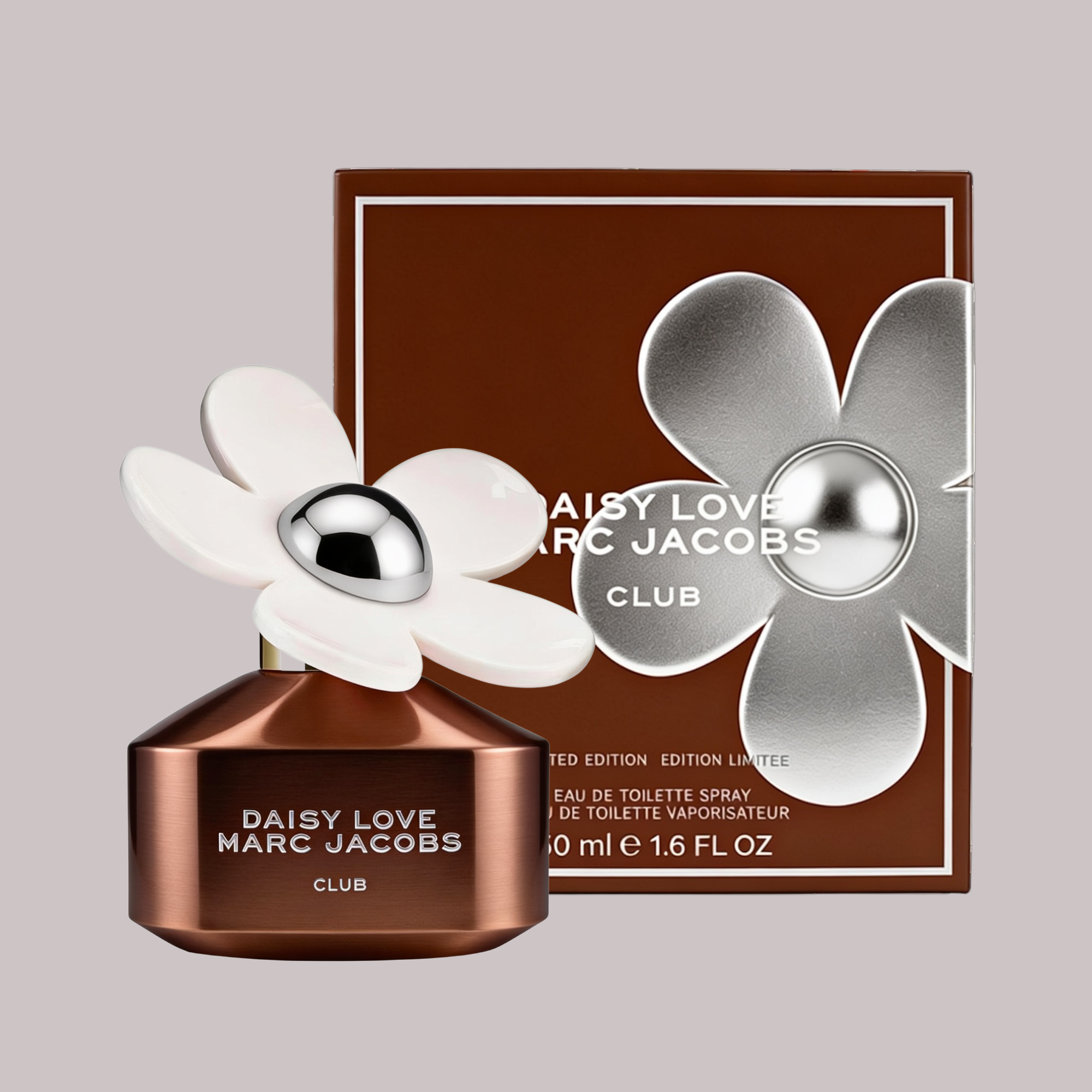 Daisy Love Club by Marc Jacobs bronze bottle with packaging box, Limited Edition, ScentLab Coffee Break trend TrendStudio Edition 2 by WSSC