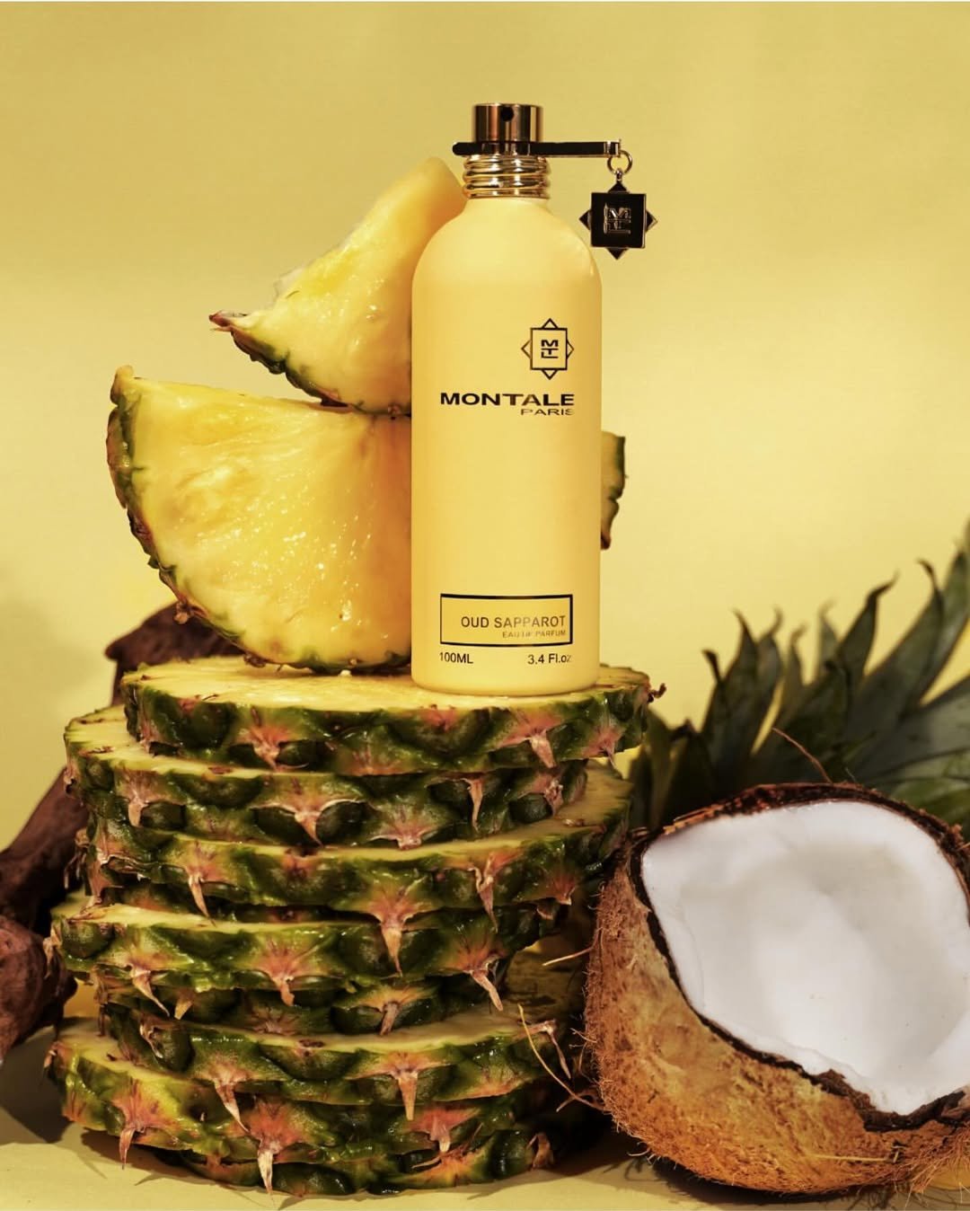 Oud Sapparot by Montale 2025 – pineapple and oud men's fine fragrance, Ananas Macho Twist trend Dark Tropicana by WSSC
