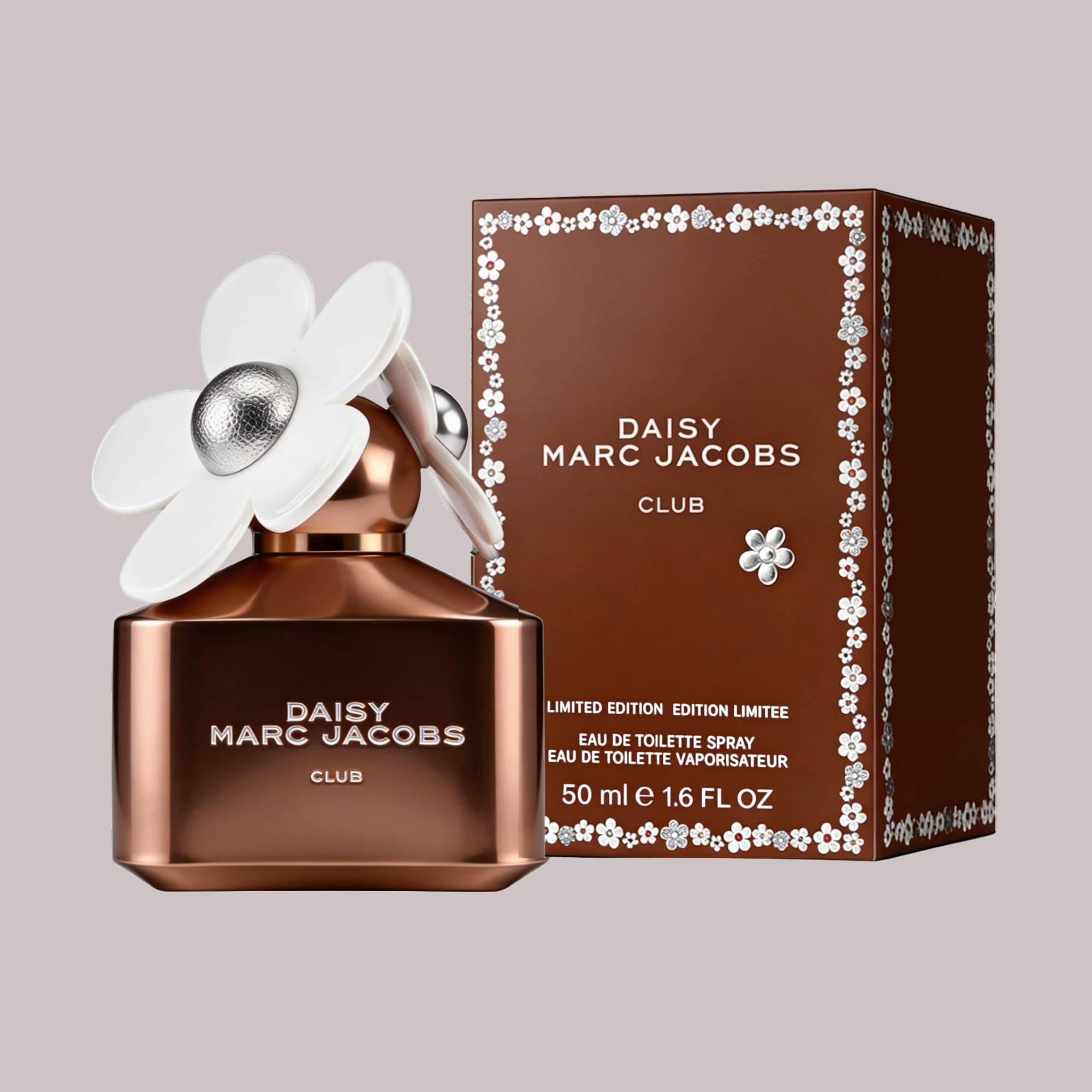 Daisy Club by Marc Jacobs bottle with packaging box, Limited Edition, ScentLab Coffee Break trend TrendStudio Edition 2 by WSSC