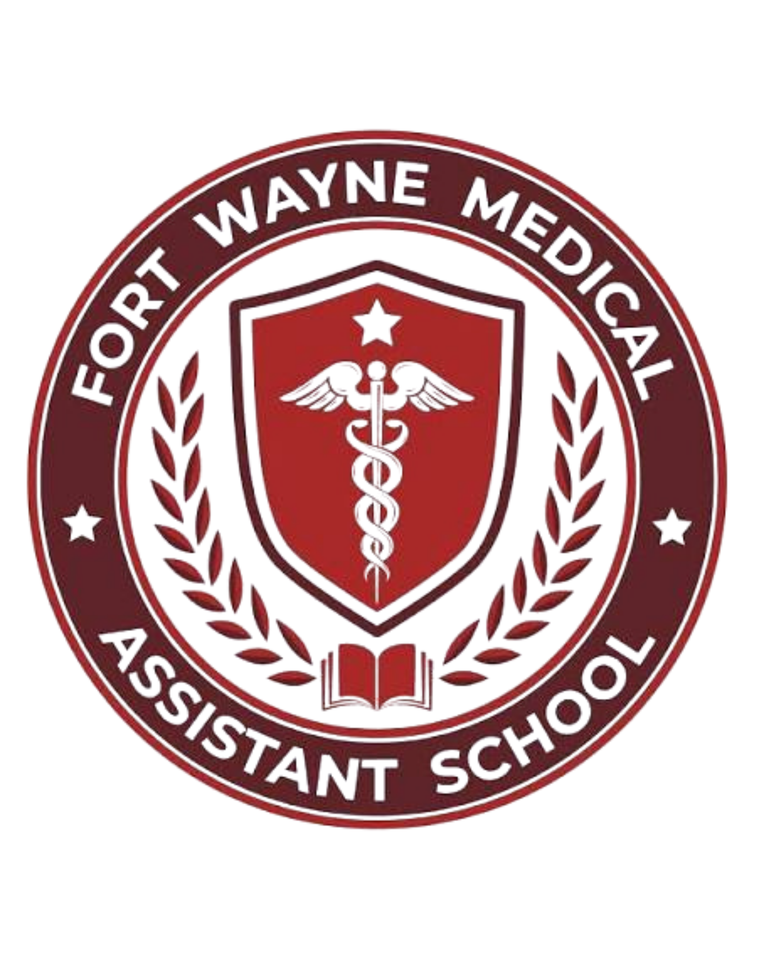 Close-up of a red rubber stamp with the words 'OFFICE OF NAVY MEDICINE' and 'PATIENT SCORING' around a shield emblem with a caduceus and wings.