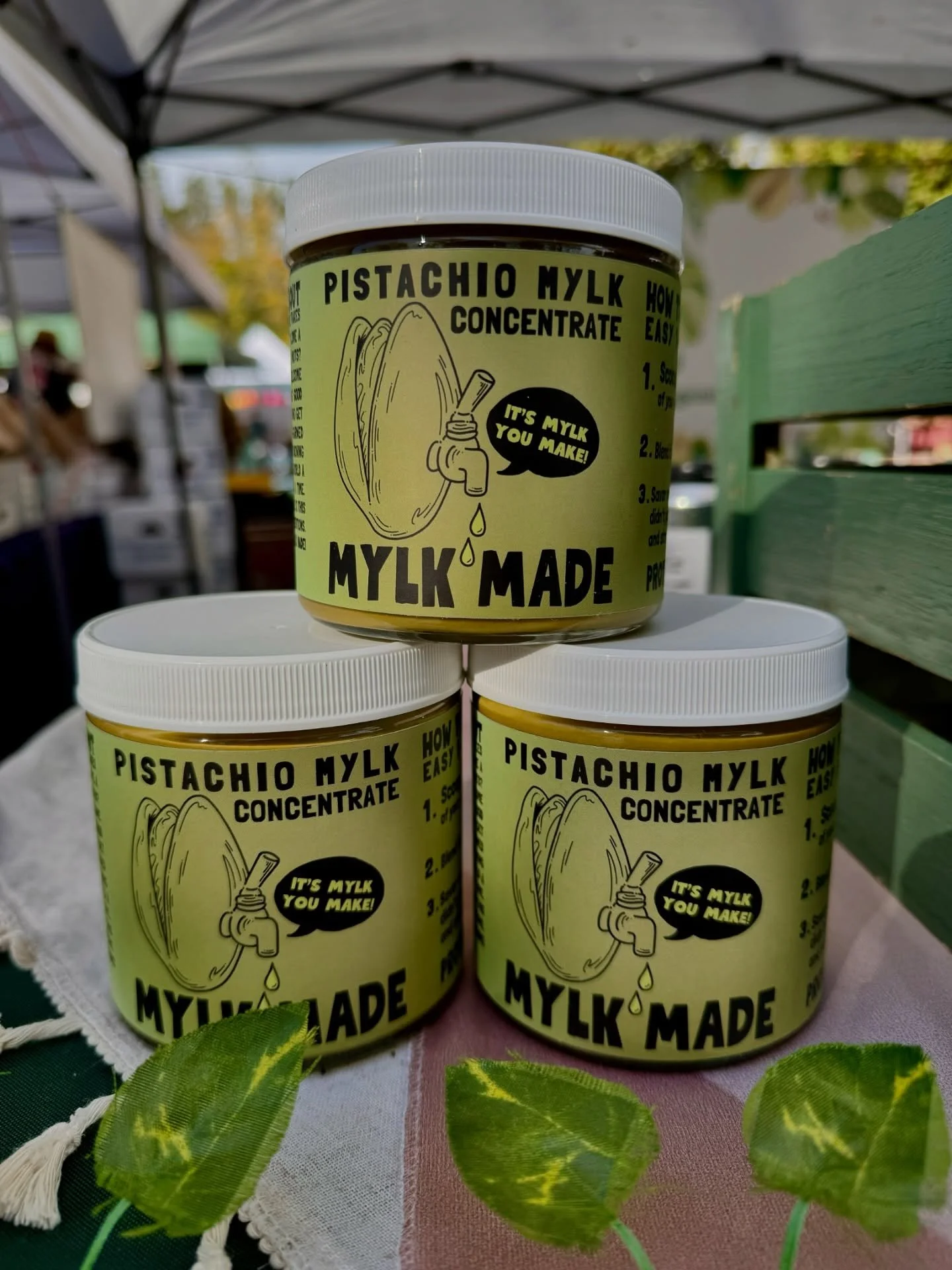 ✨ The mylk that started it all ✨ 

Our Pistachio Mylk Concentrate is the original inspo behind Mylk Made. Every morning in our home, you&rsquo;ll find a pistachio latte or a pistachio matcha fueling the day. Creamy, nutty, and oh-so dreamy&mdash;this